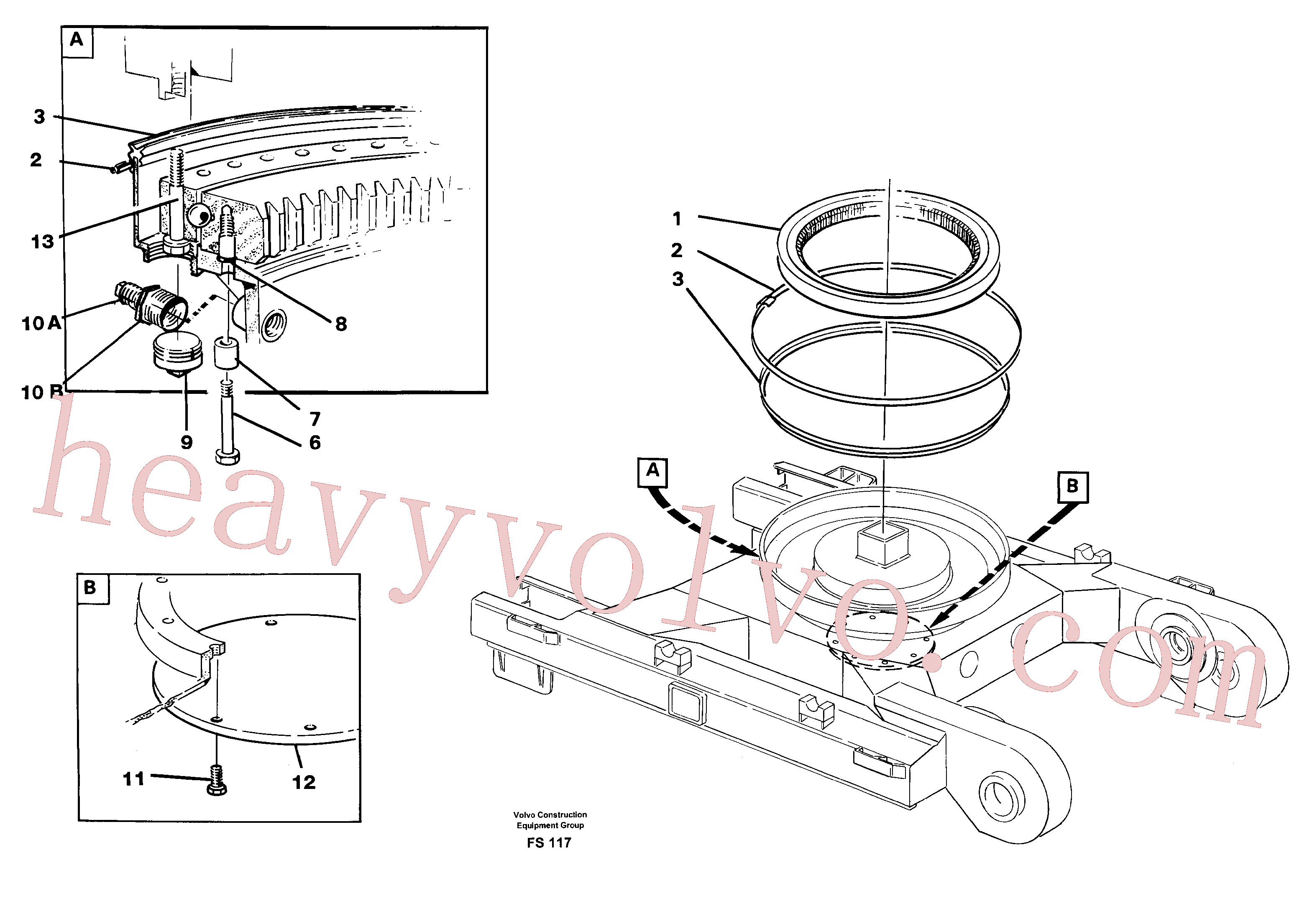 Volvo excavator part VOE14023063 Rdc Bushing for sale
