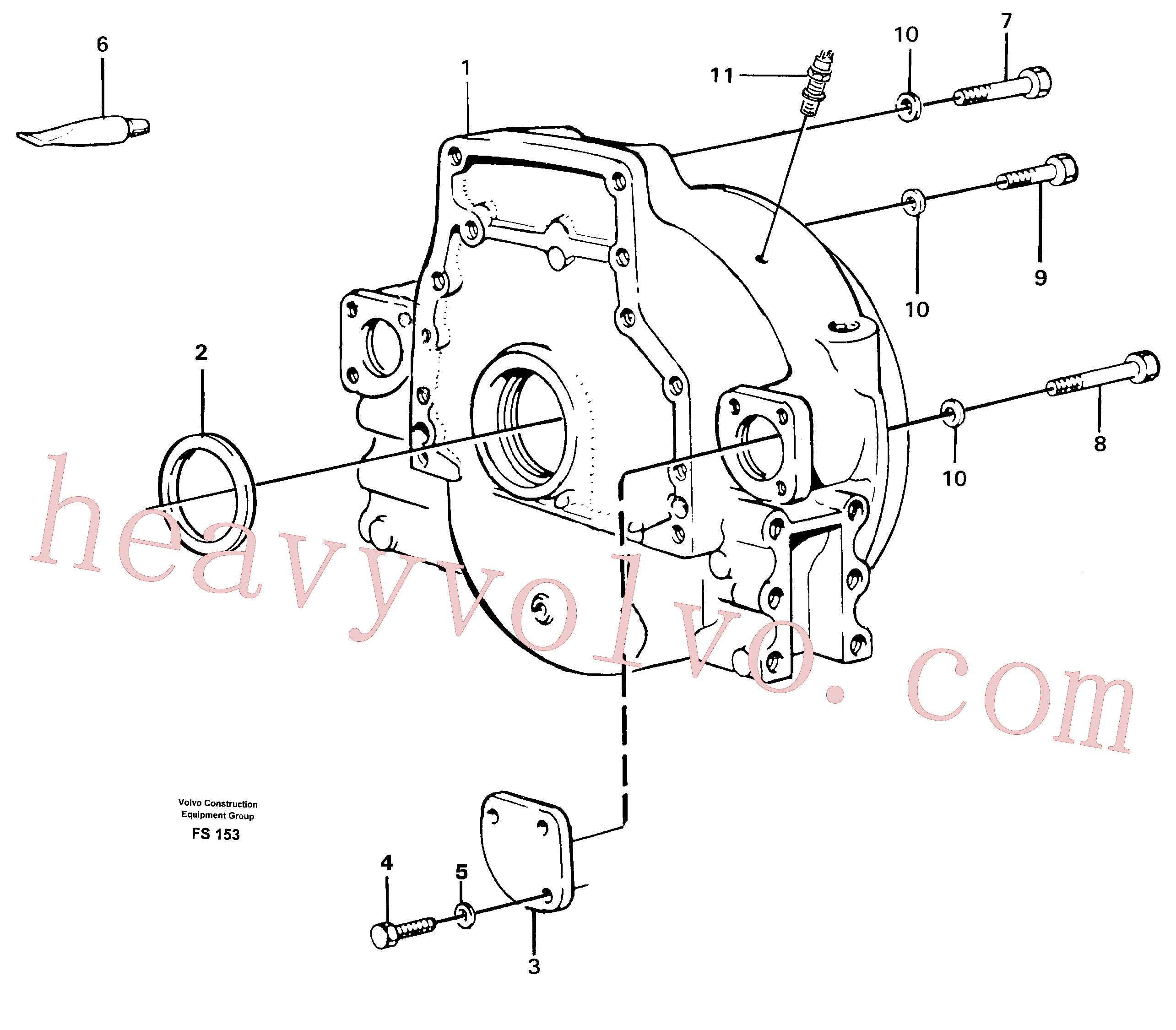 China Made VOE955580 Hexagon screw parts for Volvo Excavator