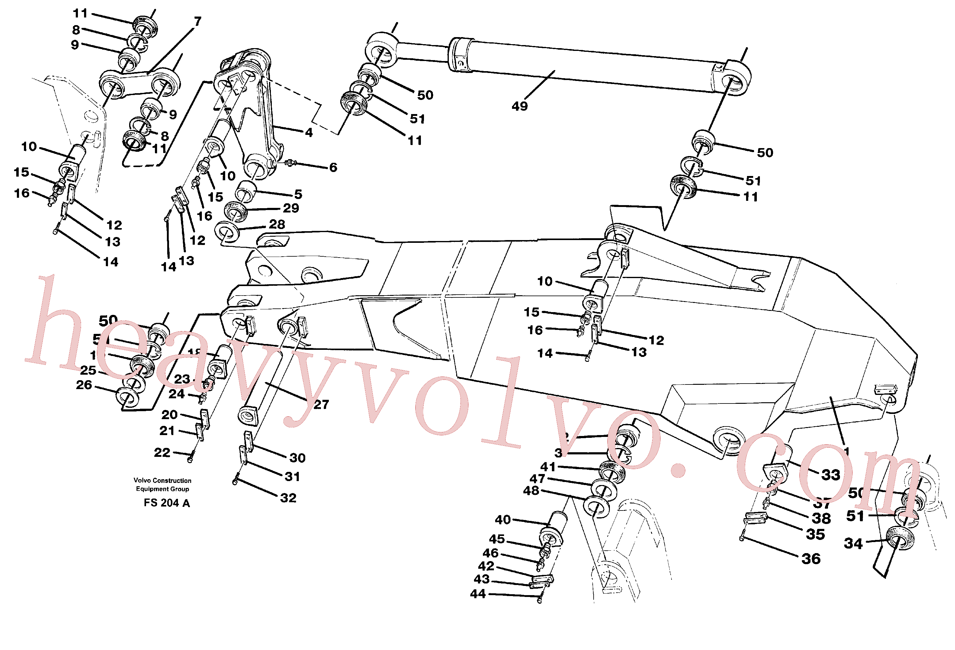 Volvo VOE14240240 Dipper Arm aftermarket part for sale