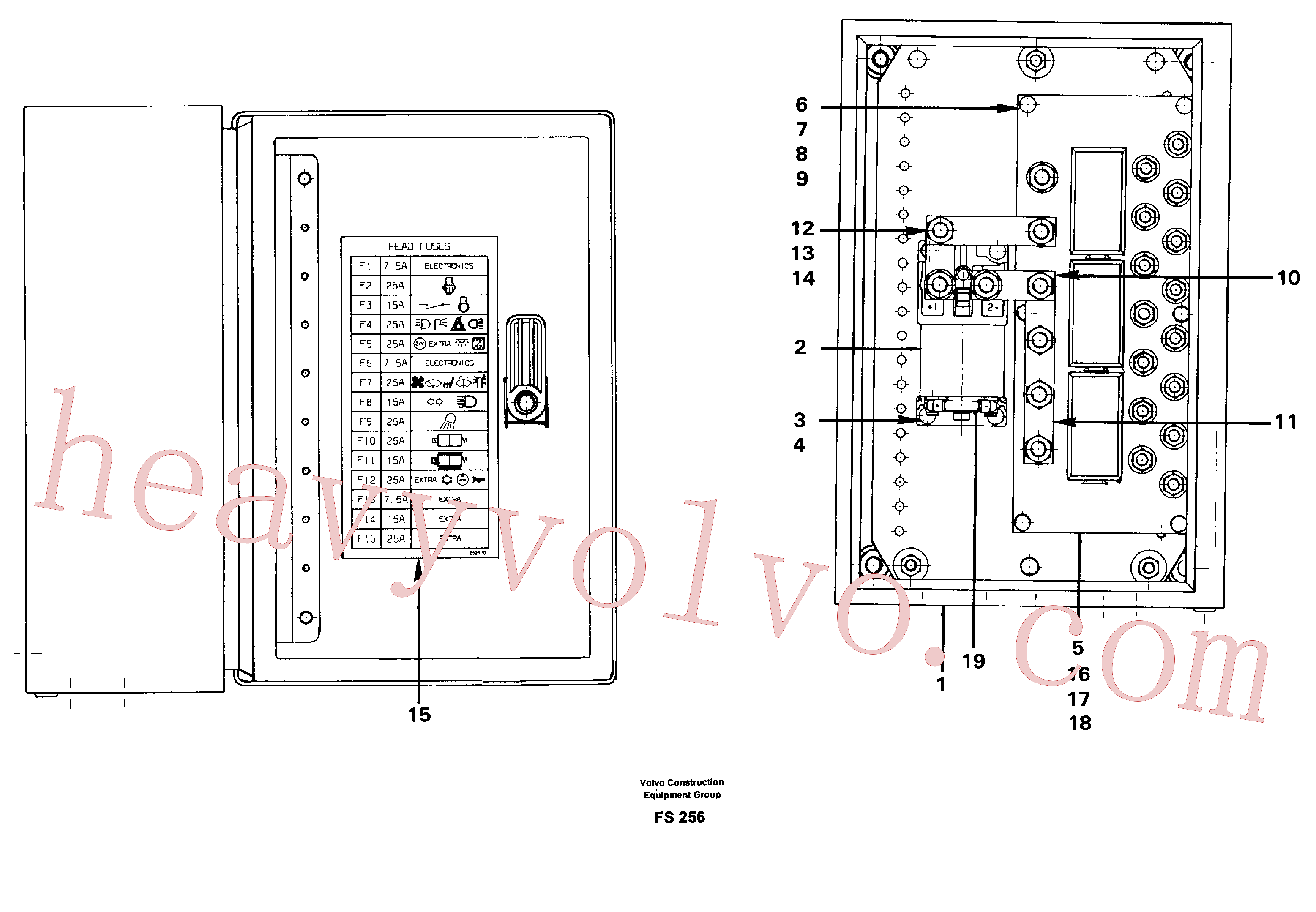 VOE13969163 Fuse for Volvo Excavator spare