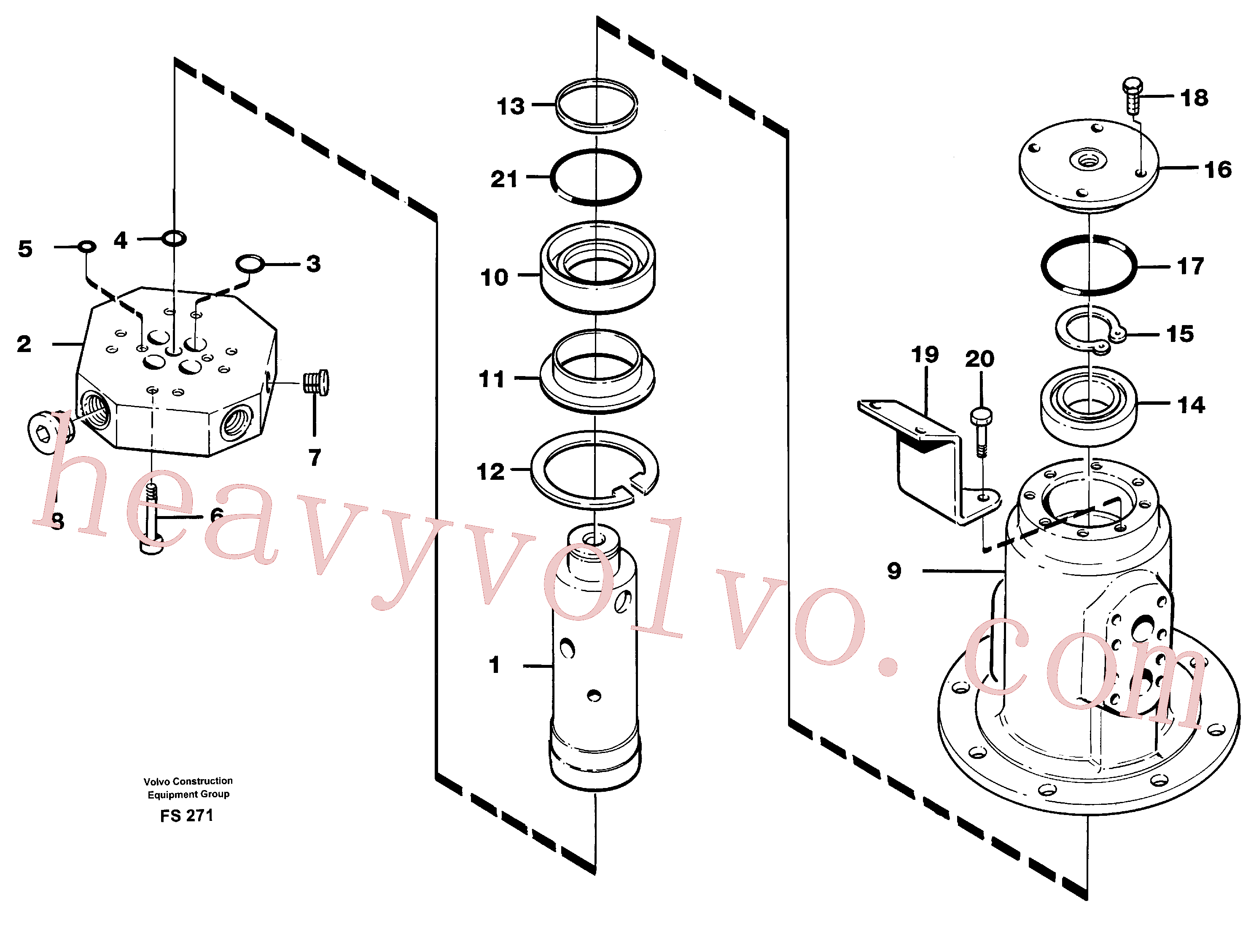 VOE14230084 Housing for Volvo Excavator Parts