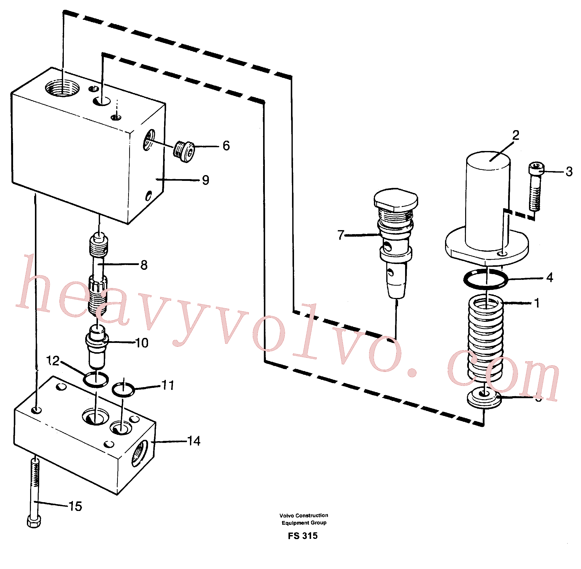 Volvo Assembly VOE14260807 Valve insert for sale