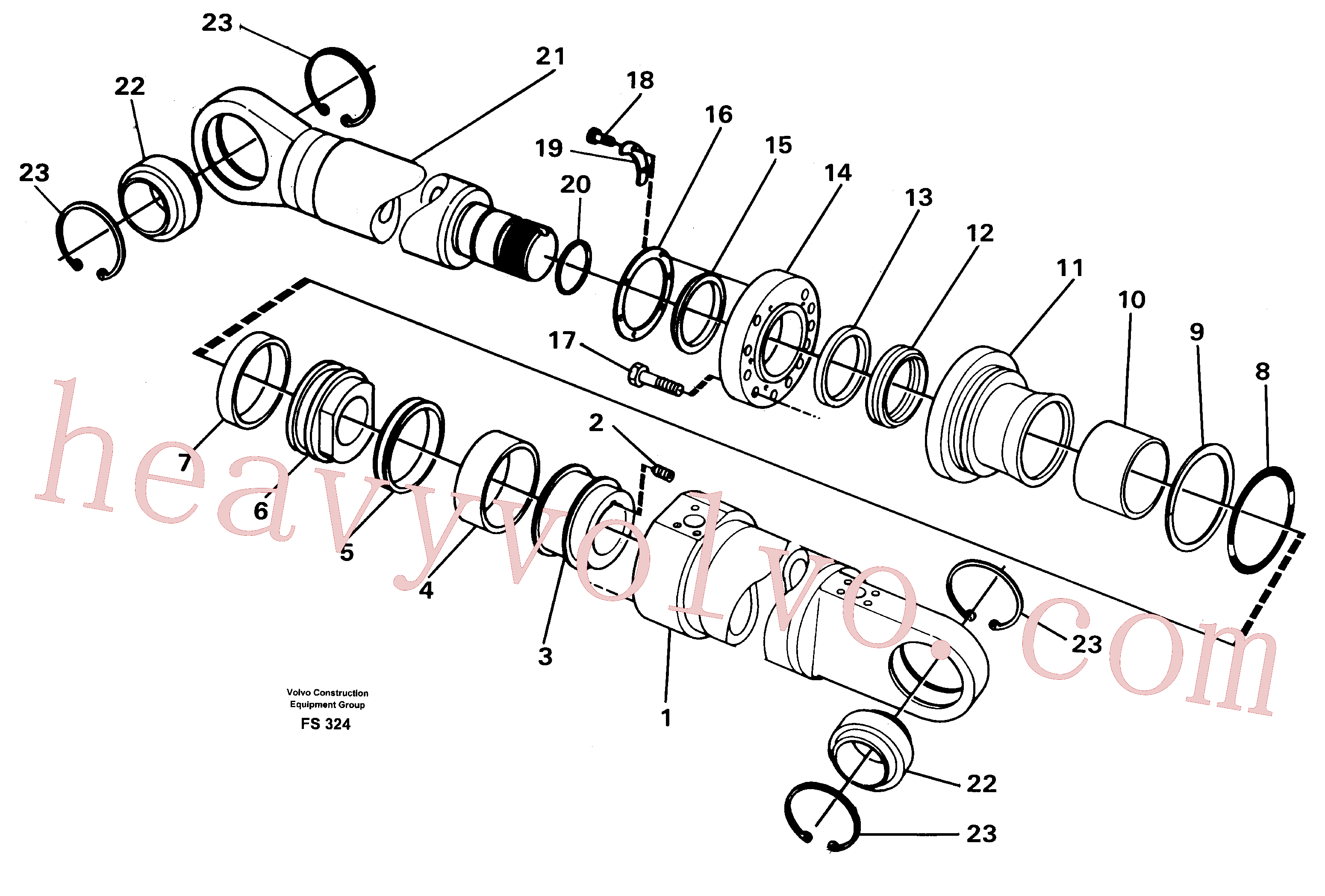 Volvo excavator part VOE11997226 Sealing kit for sale