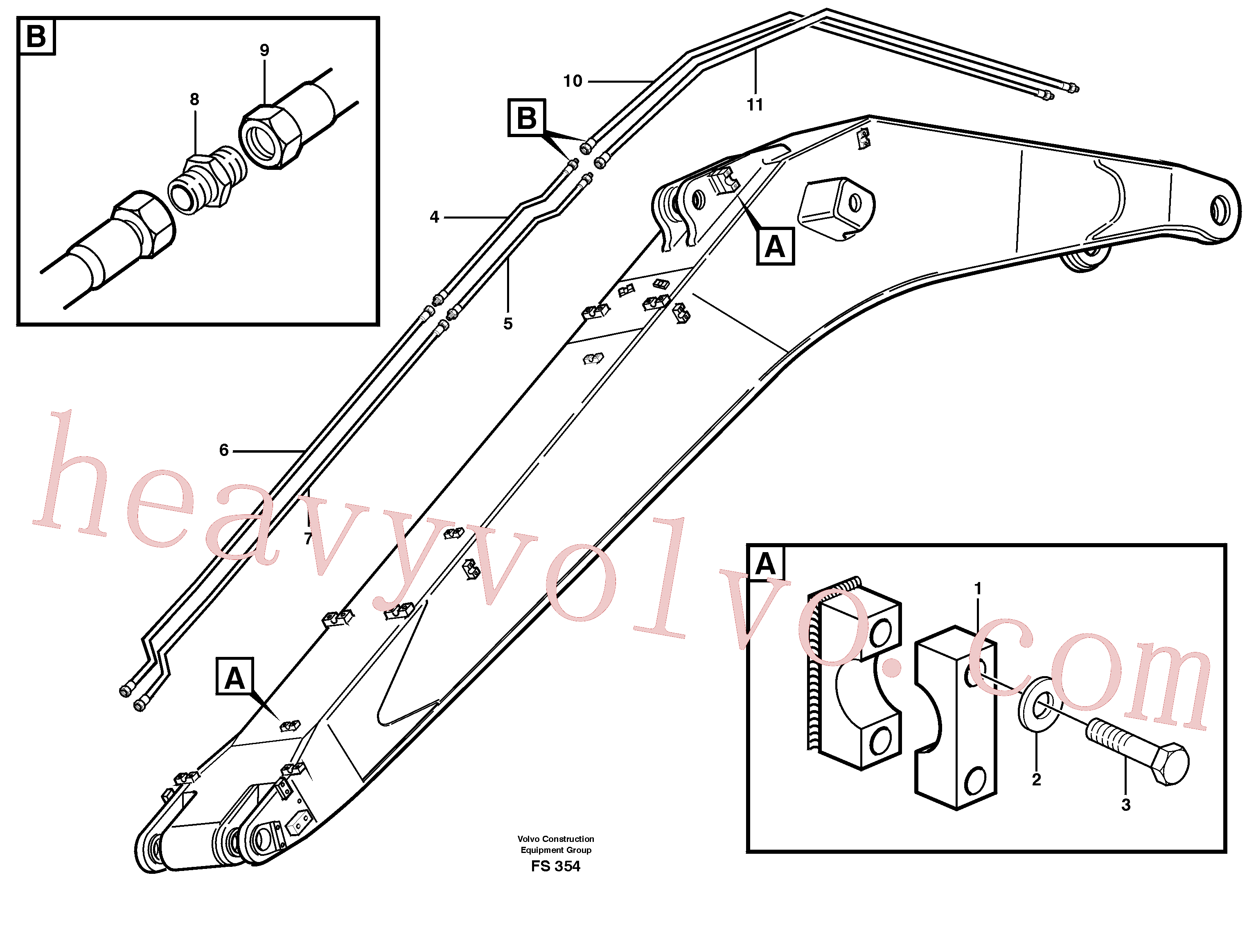 Wholesale VOE14242478 Tube Assembly for Volvo Excavator
