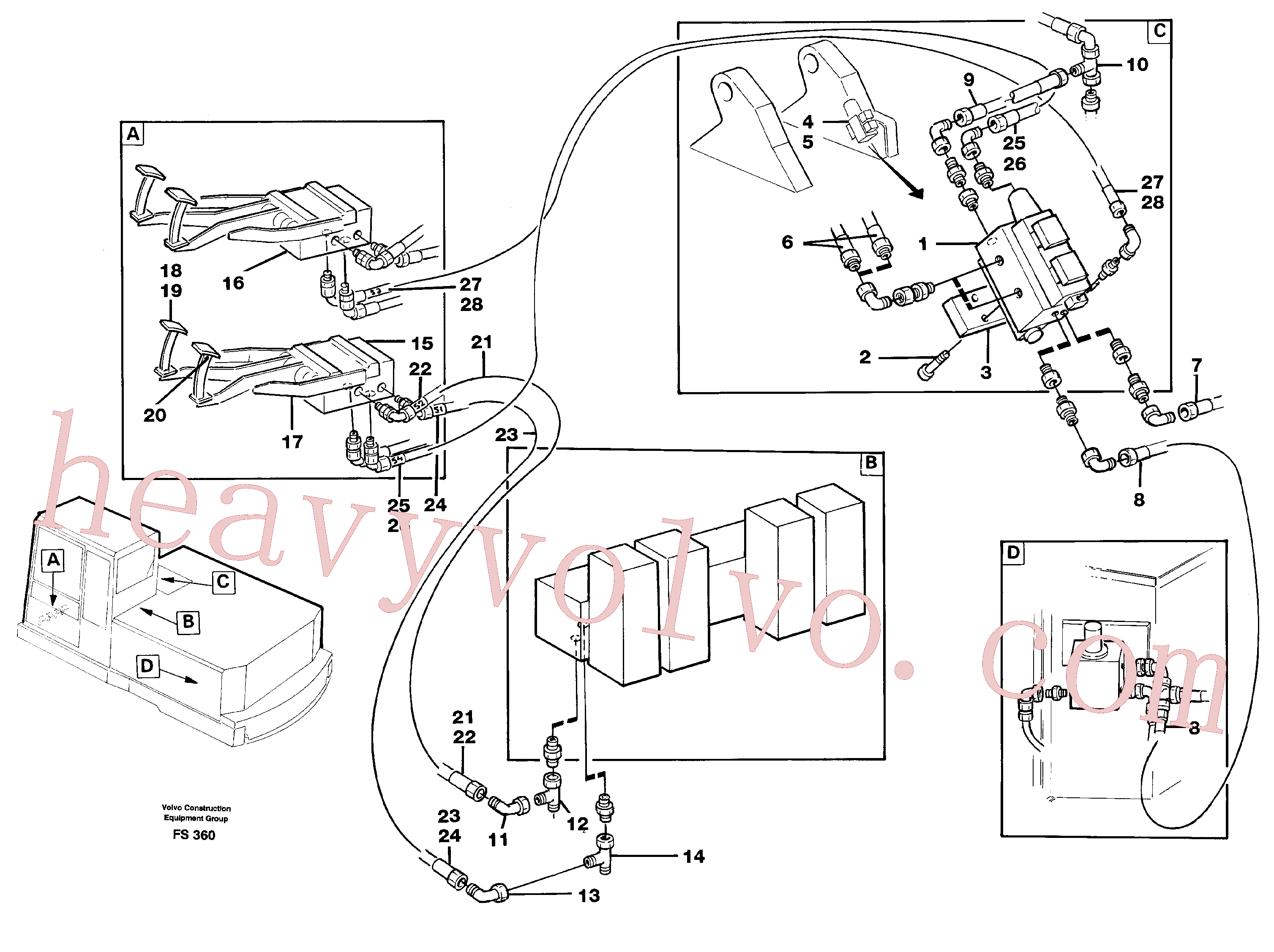 VOE14248211 Attachment for Volvo Excavator spare