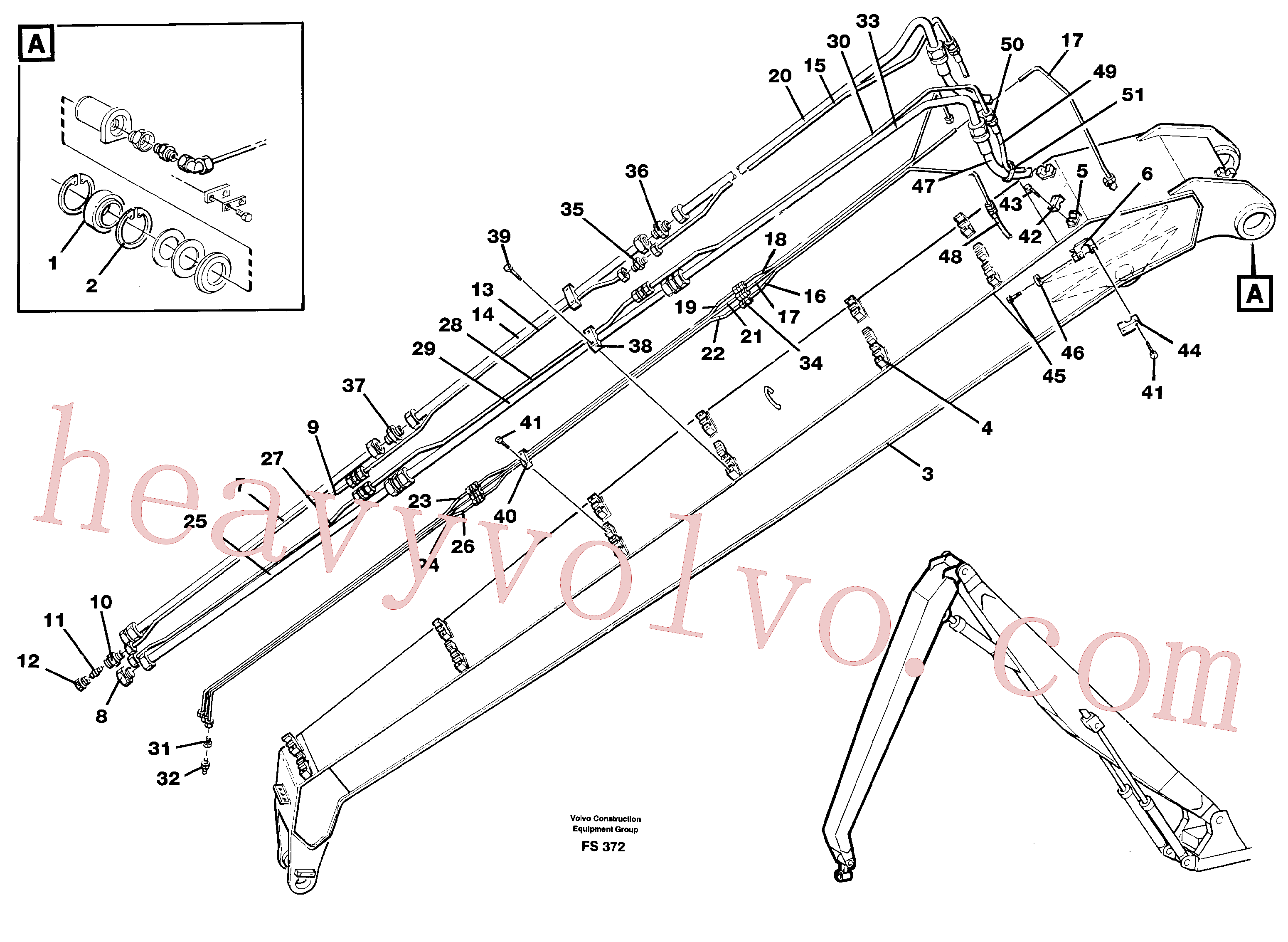 Volvo VOE14238740 Tube Assembly aftermarket part for sale