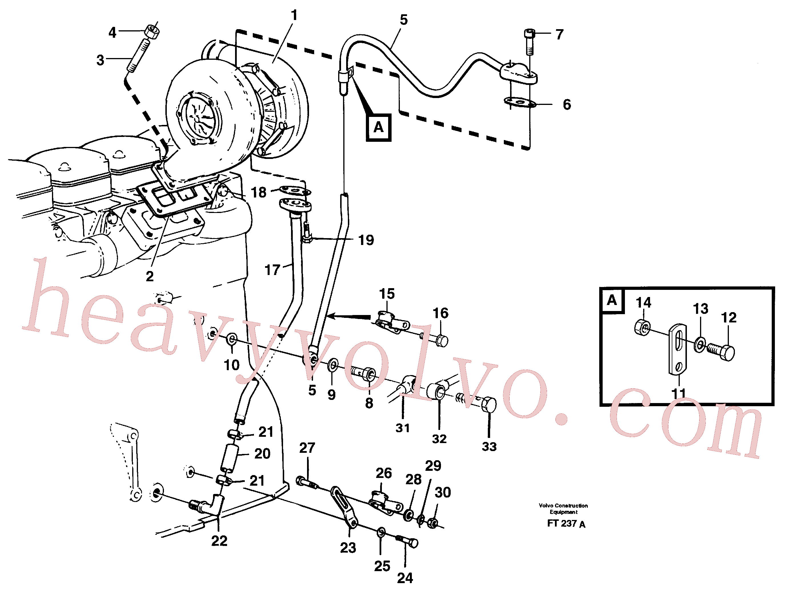 Volvo excavator part VOE965556 Bracket for sale
