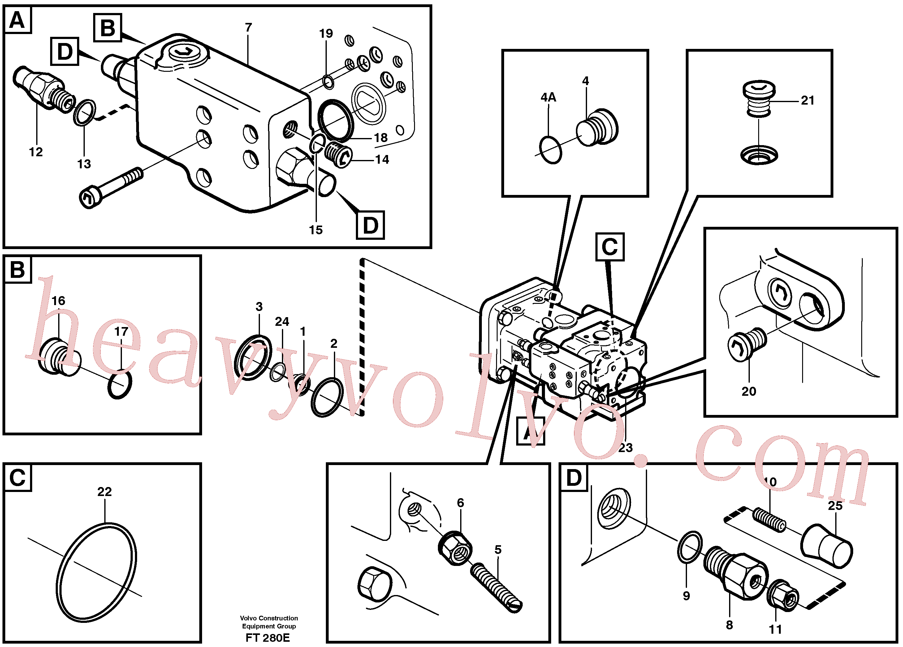 VOE11702670 Plug for Volvo Excavator spare