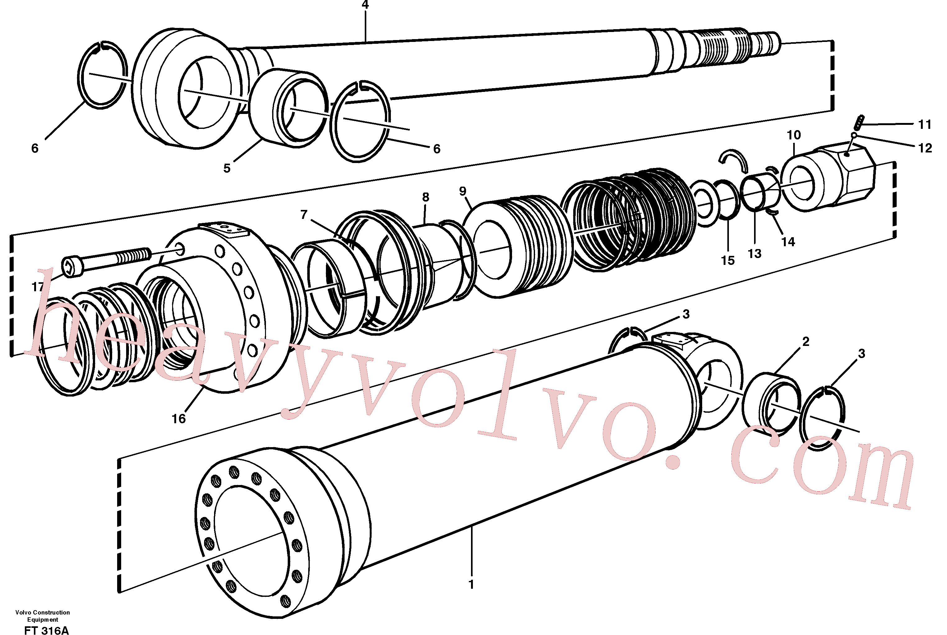 Volvo VOE11703972 Cushion Ring aftermarket part for sale