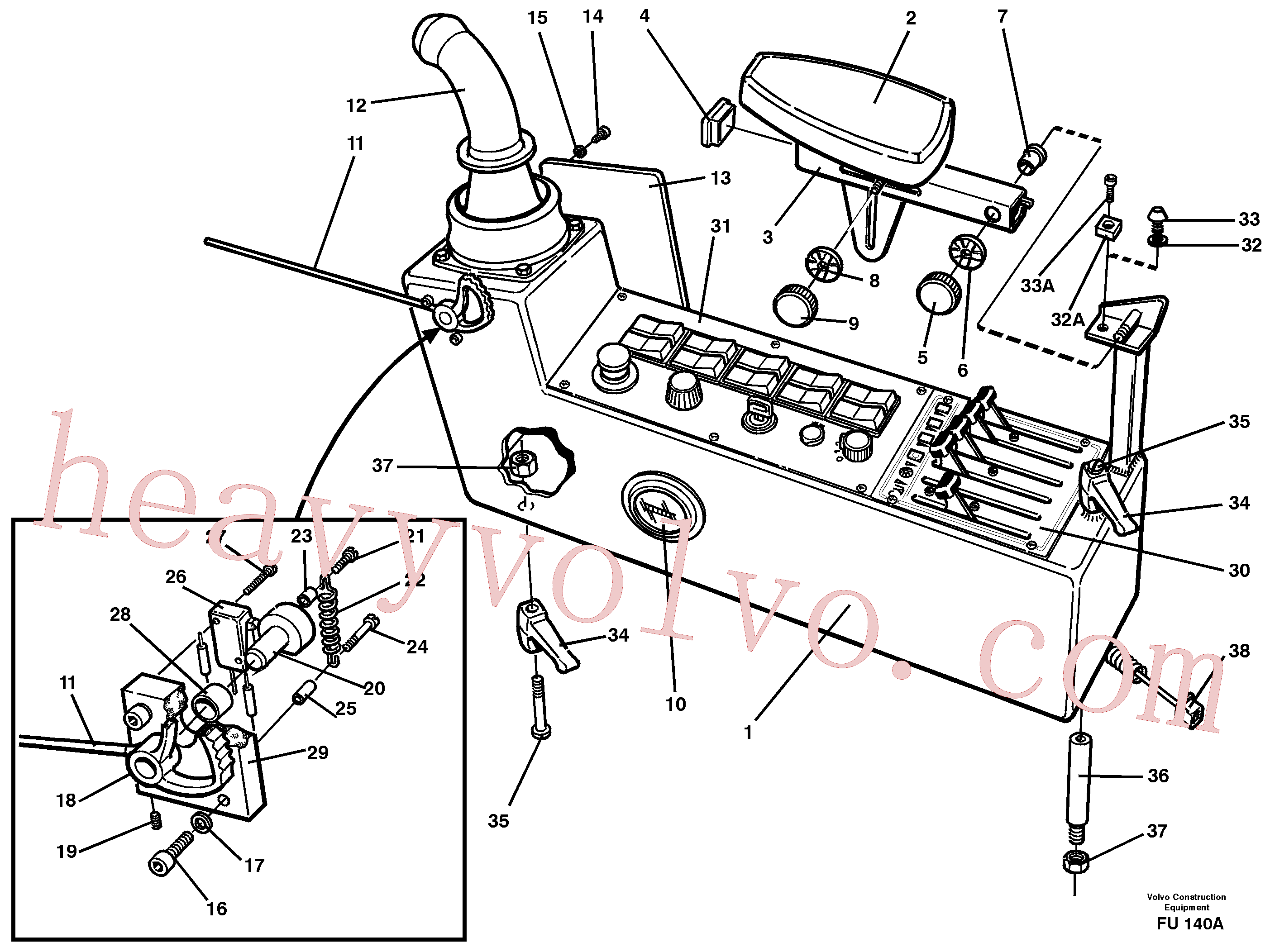 Volvo excavator part VOE969423 Six point socket screw for sale