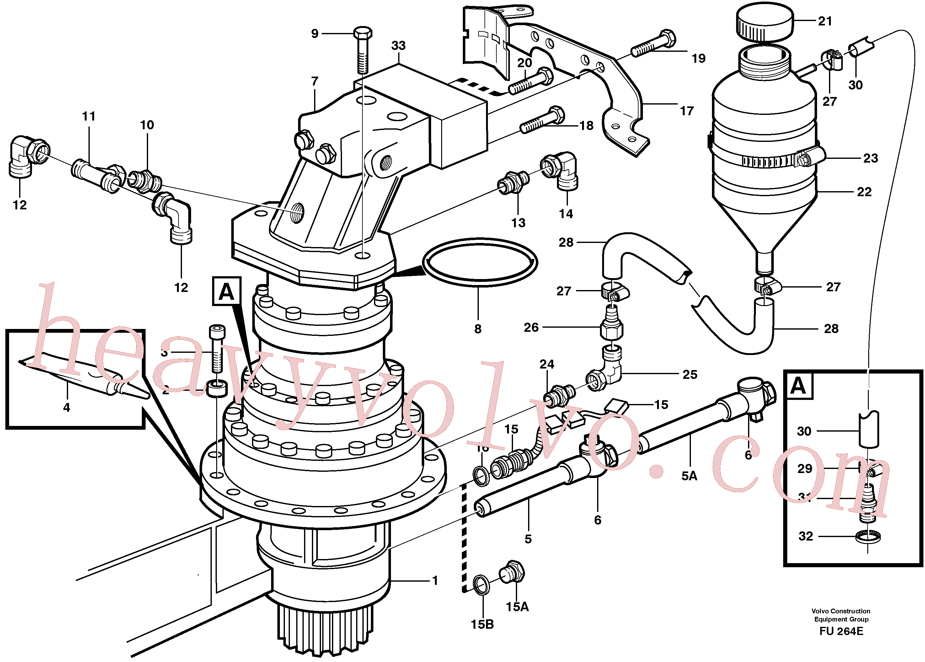 VOE14345270 Tachometer sensor, Induction sensor for Volvo Excavator Parts