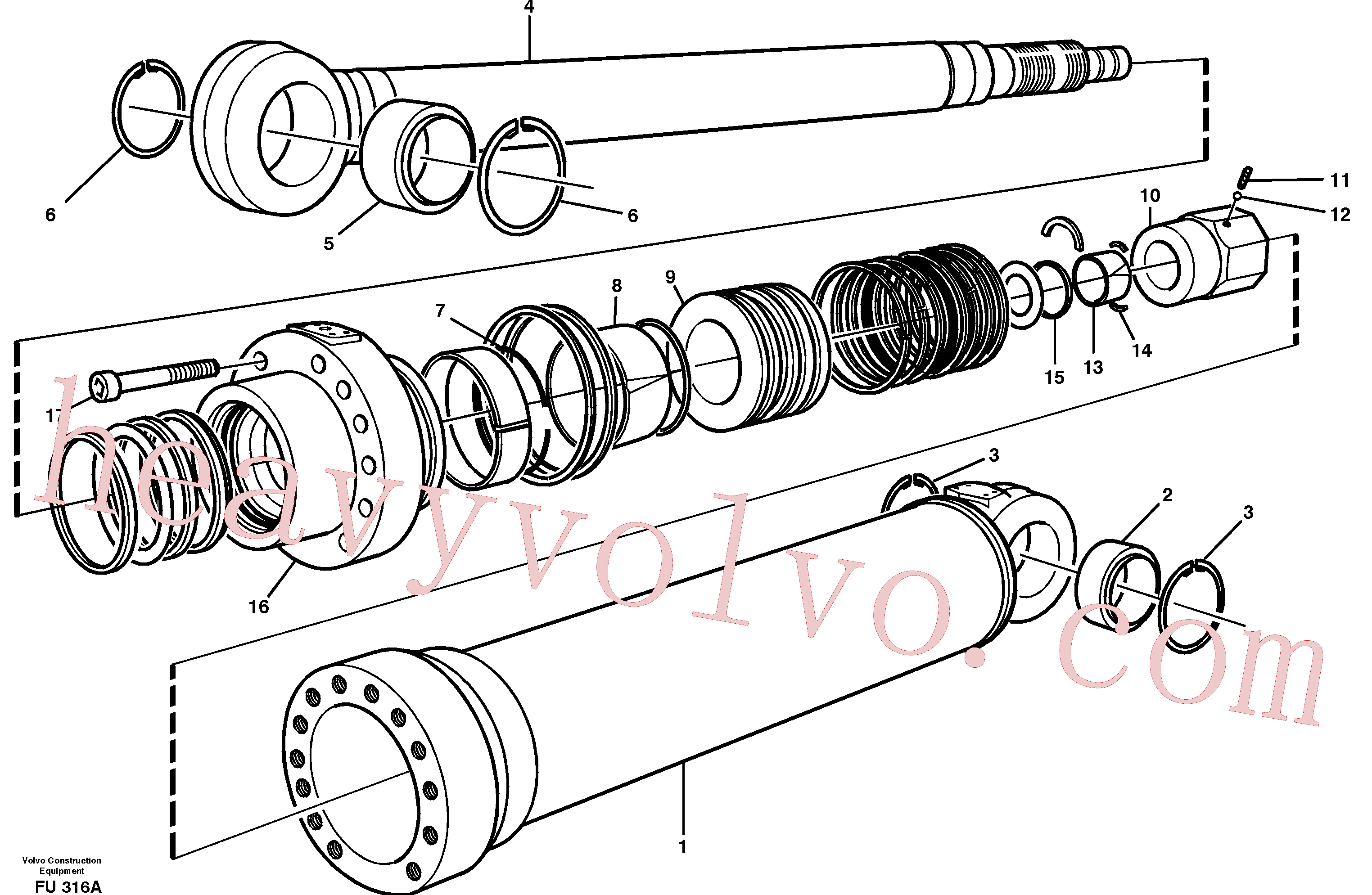 Volvo VOE11703972 Cushion Ring aftermarket part for sale
