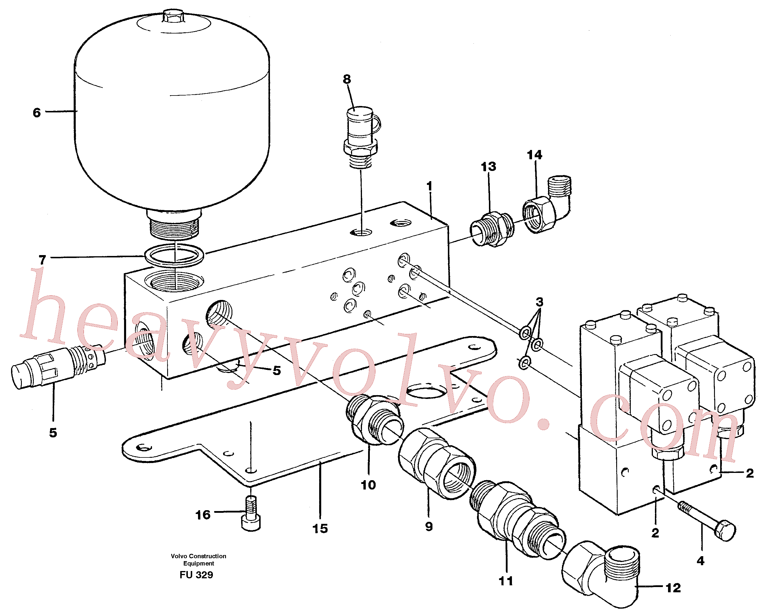 VOE11704378 O-ring for Volvo Excavator spare