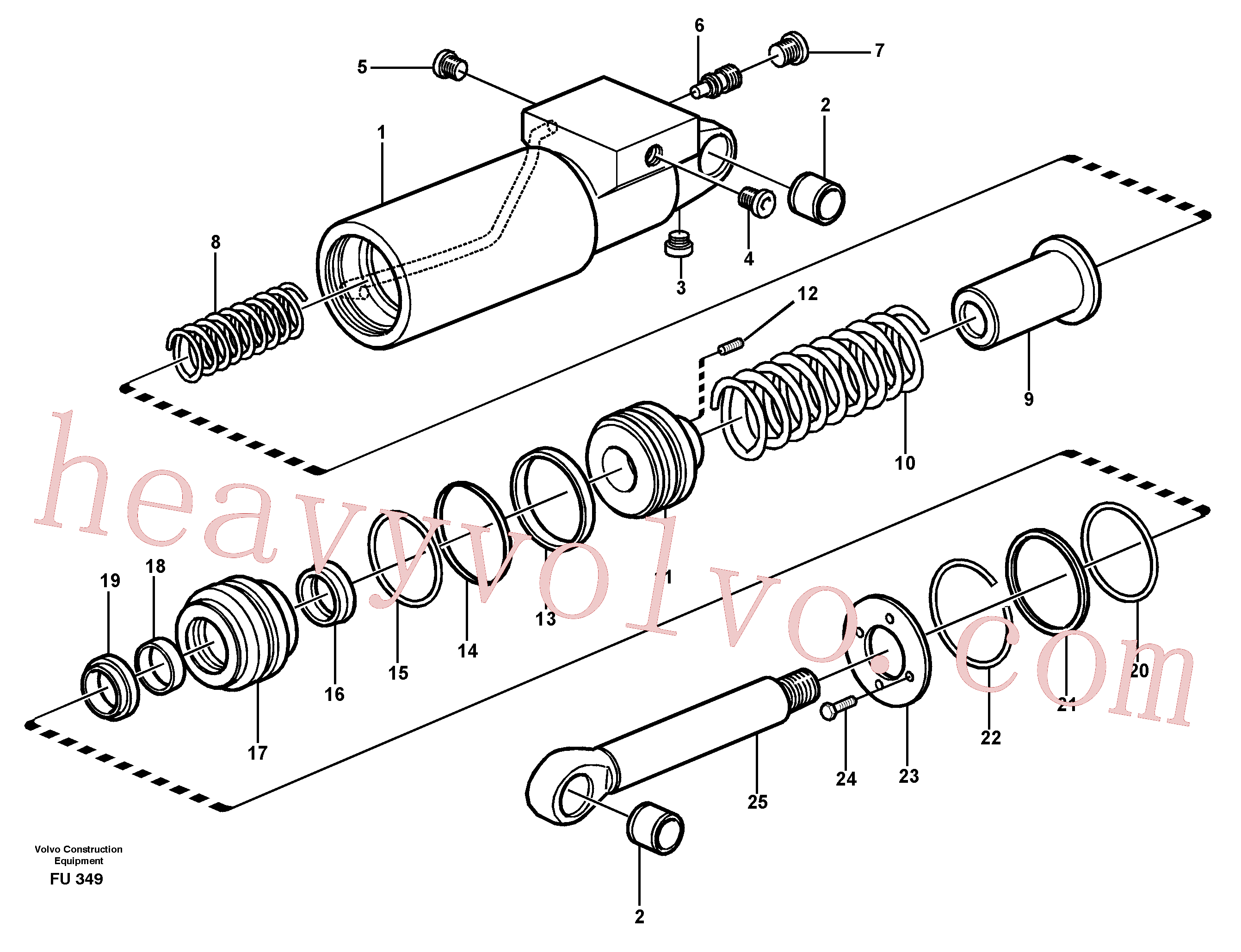 VOE14012950 Bushing for Volvo Excavator Parts