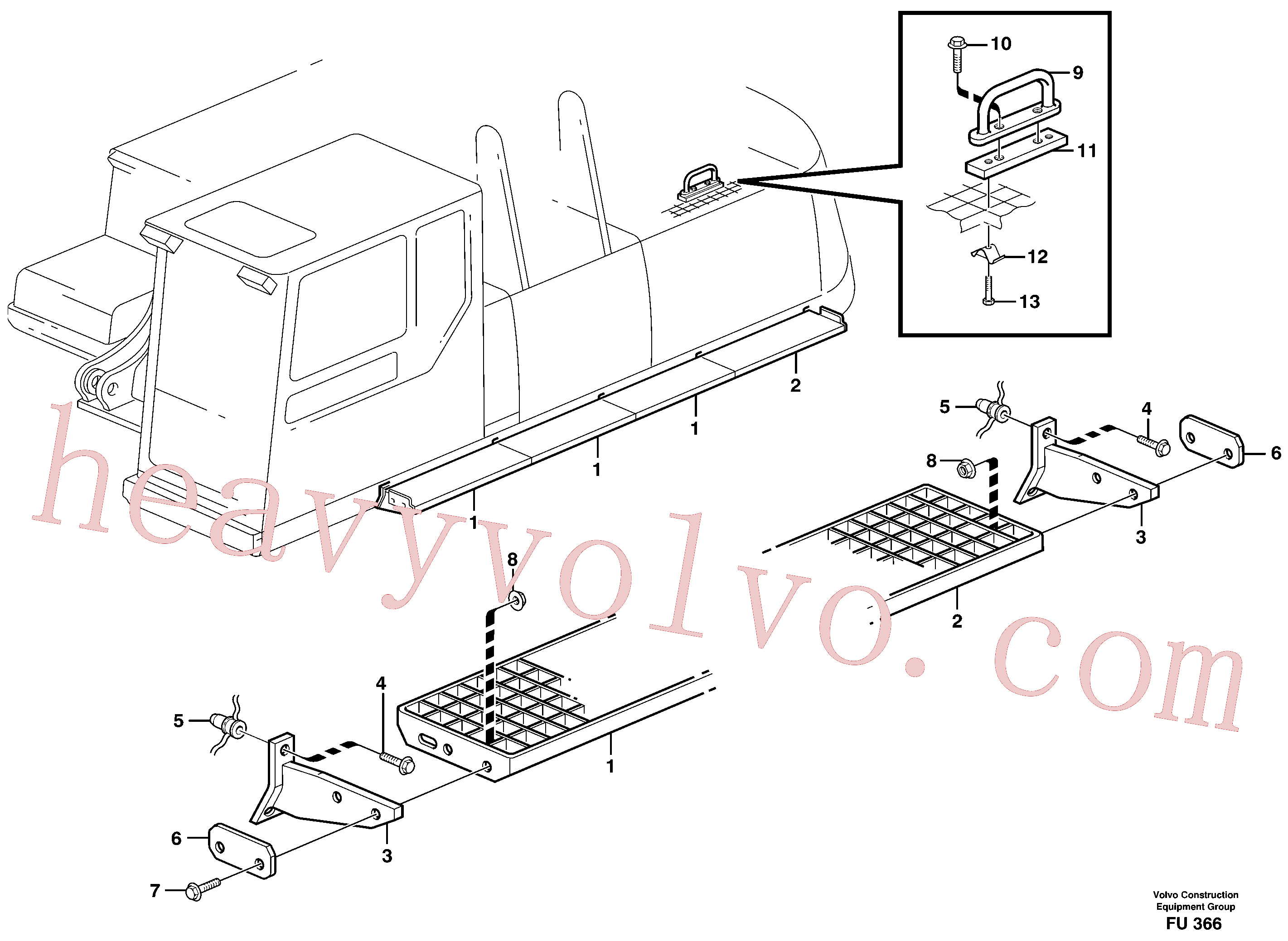 Volvo VOE14024218 Duckboard aftermarket part for sale
