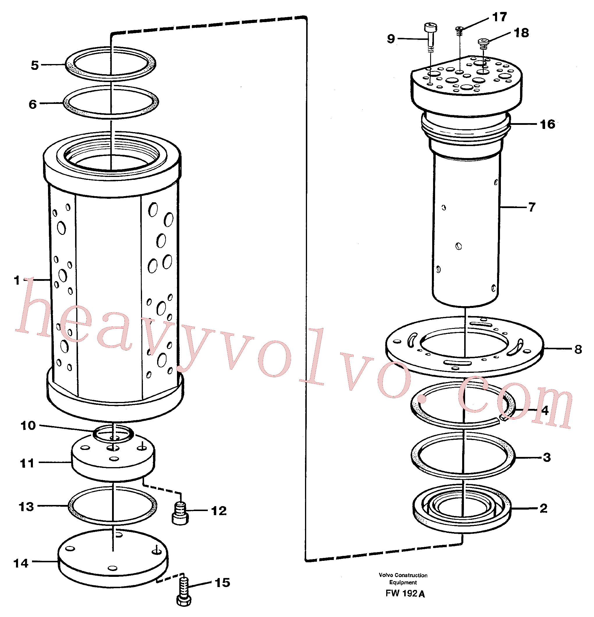 VOE14012334 O-ring for Volvo Excavator spare