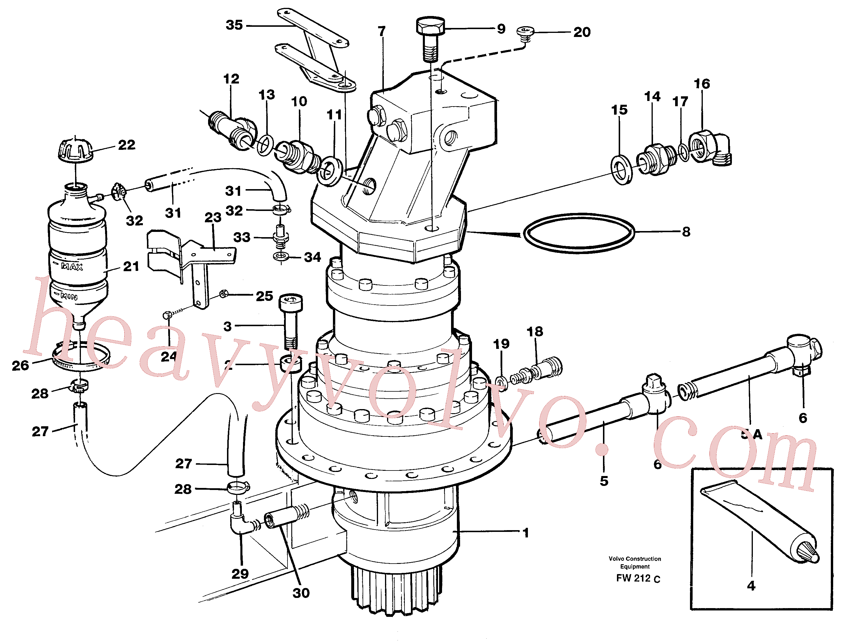 Volvo excavator part VOE14215440 O-ring for sale
