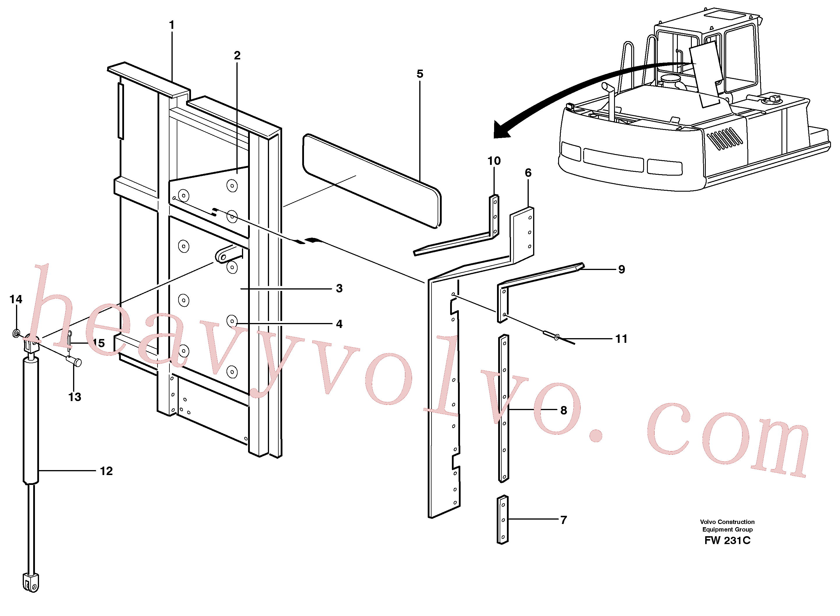 Volvo VOE969738 Six point socket screw aftermarket part for sale