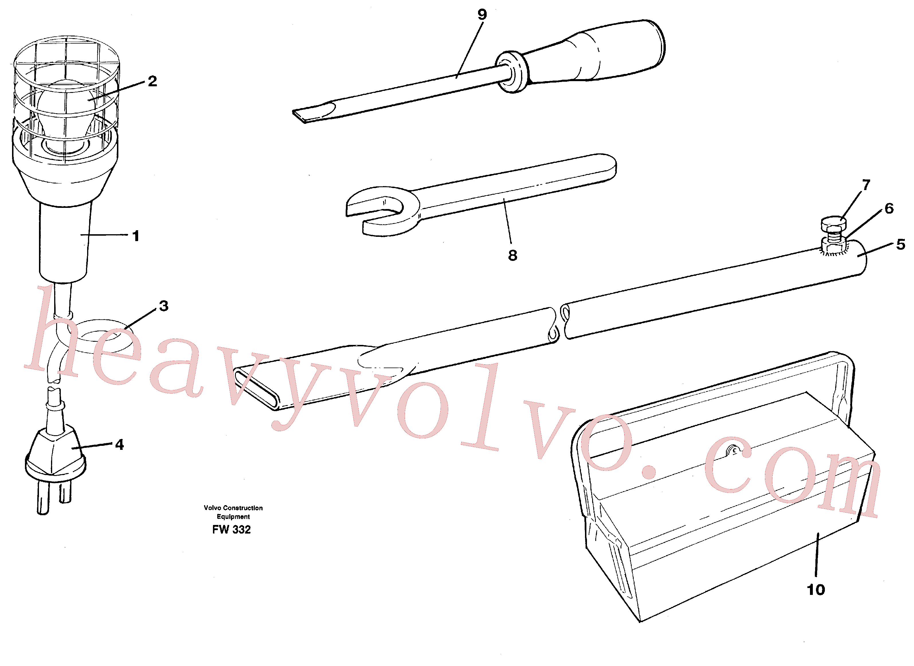 China Made VOE962074 Spanner parts for Volvo Excavator