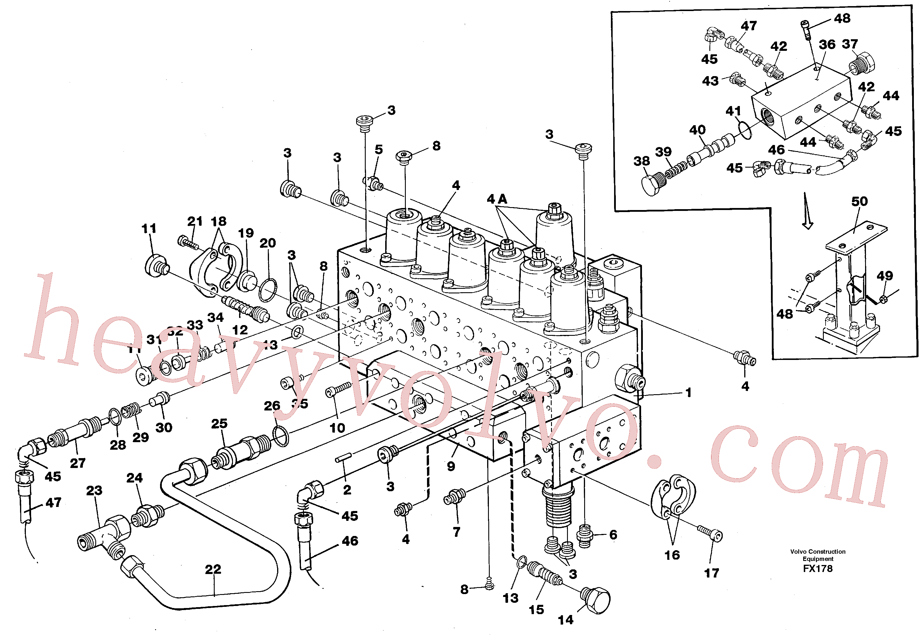 Volvo VOE14267224 Connection block aftermarket part for sale