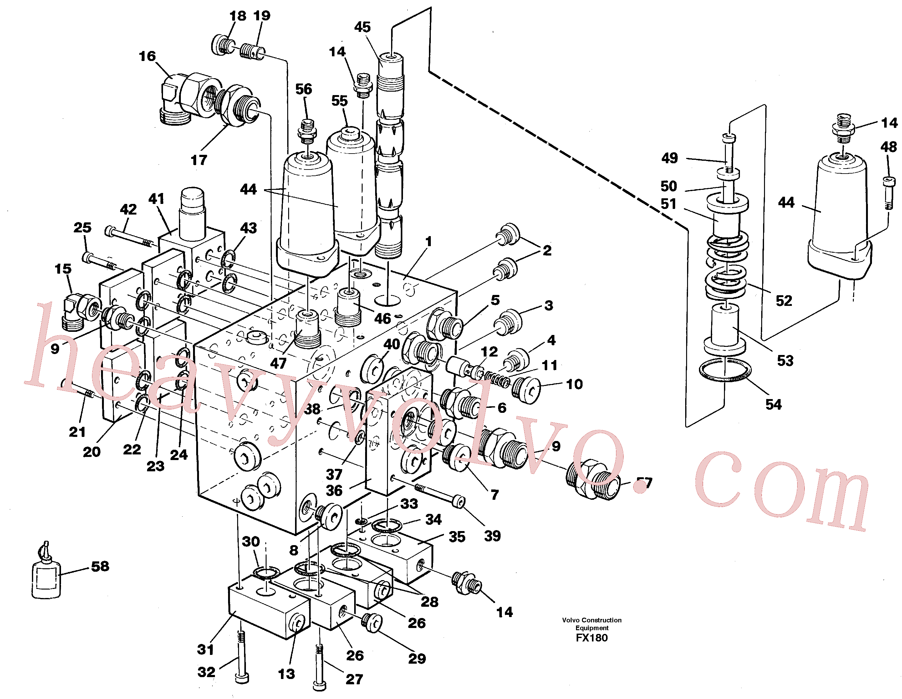 Volvo Assembly VOE14023258 Hex. socket screw for sale