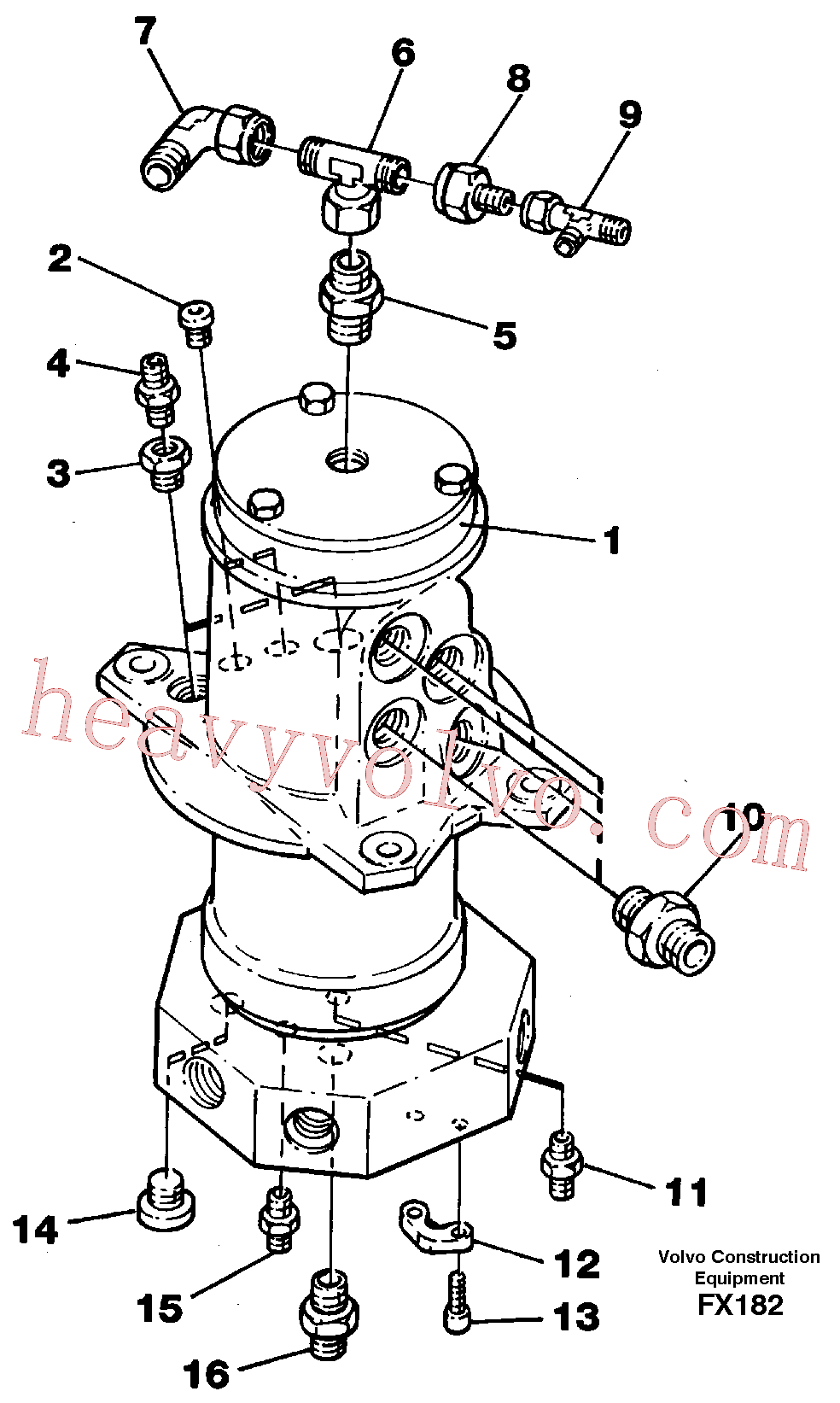 Volvo excavator part VOE14023256 Allen Hd Screw for sale