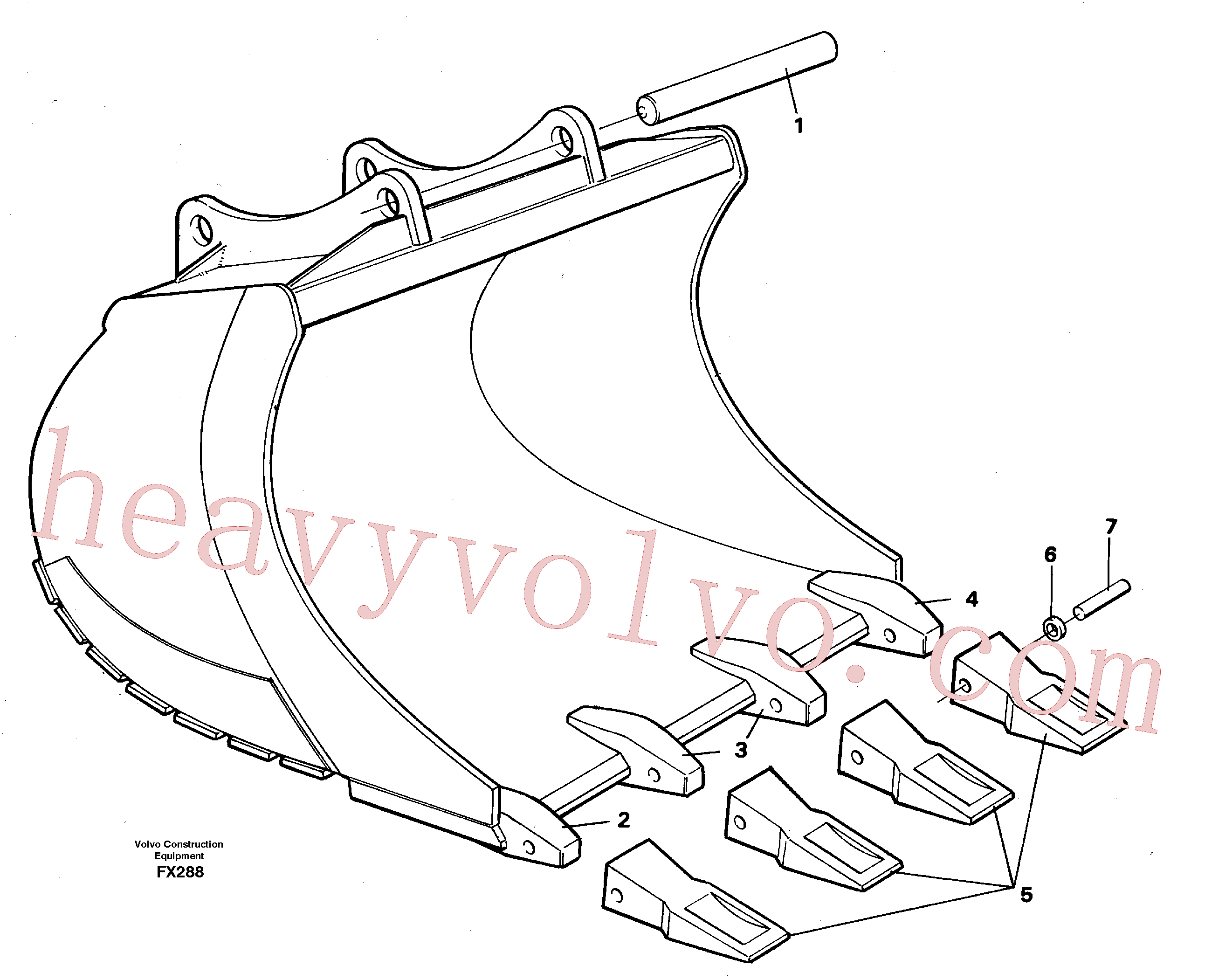 Volvo VOE14257786 Bucket aftermarket part for sale
