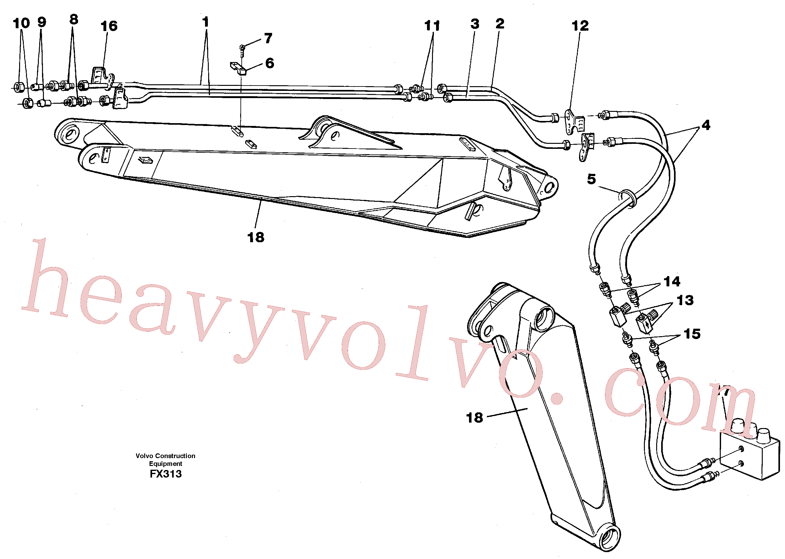 VOE14253464 Equipment for Volvo Excavator spare