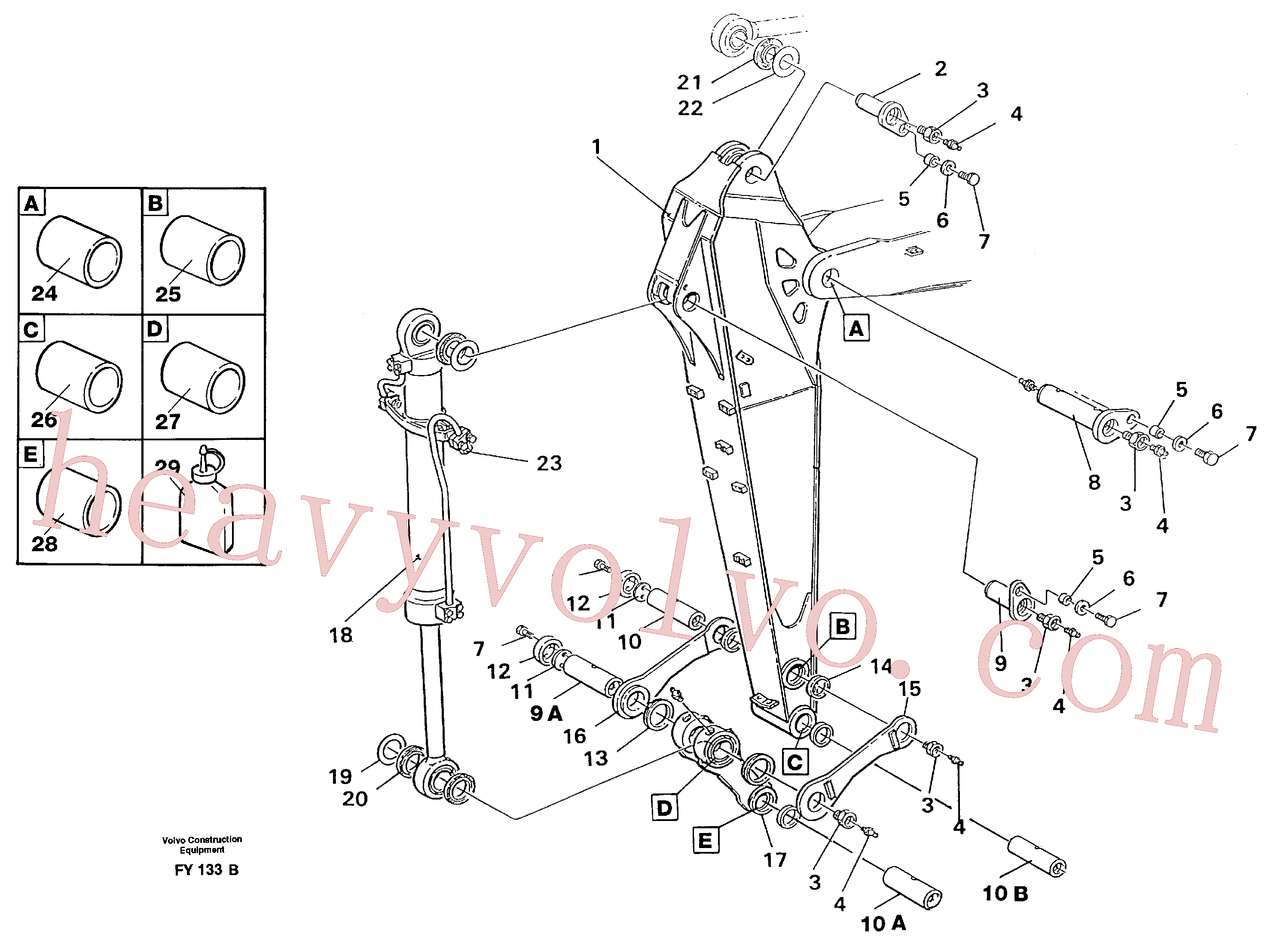 Volvo VOE14266252 Bushing aftermarket part for sale