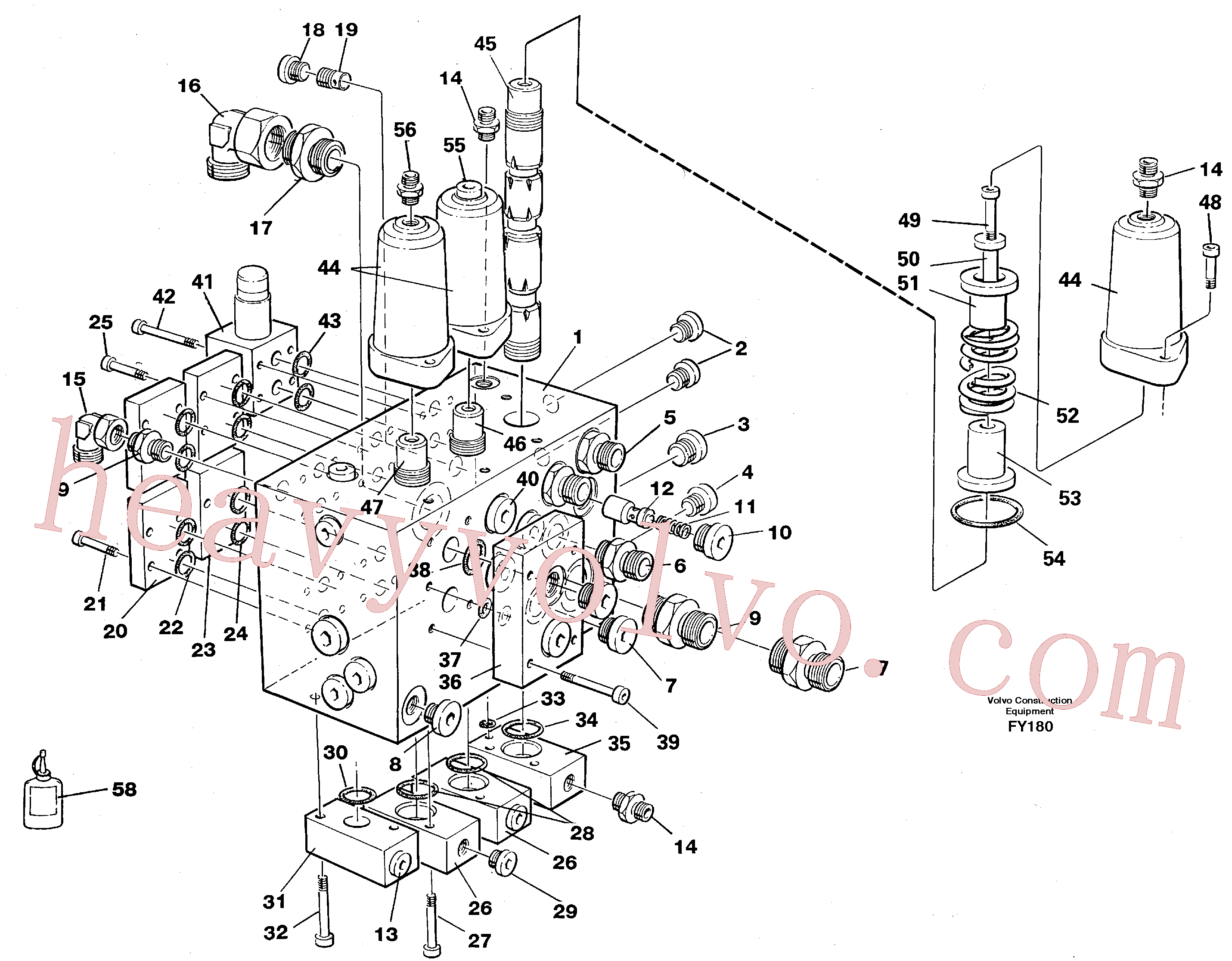 Volvo Assembly VOE14023258 Hex. socket screw for sale