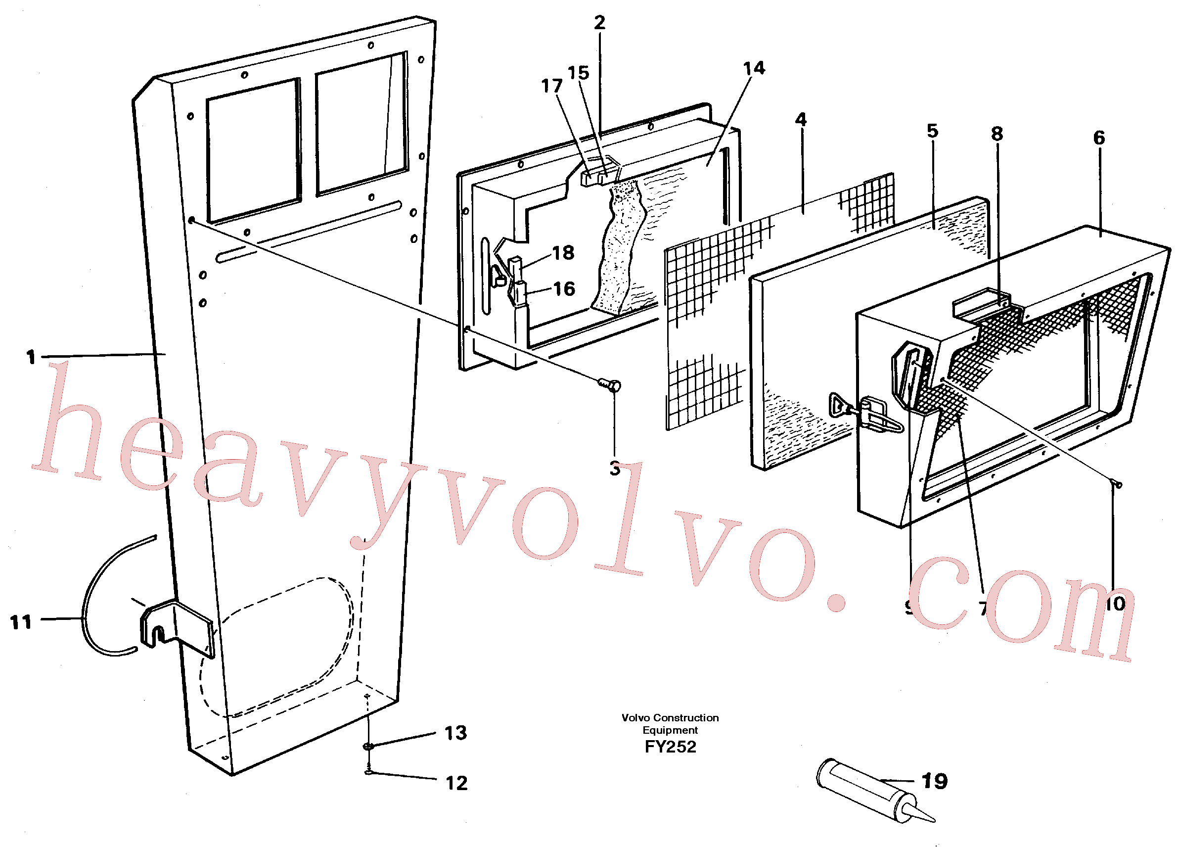 VOE14213944 Cell Rbr Mould for Volvo Excavator Parts