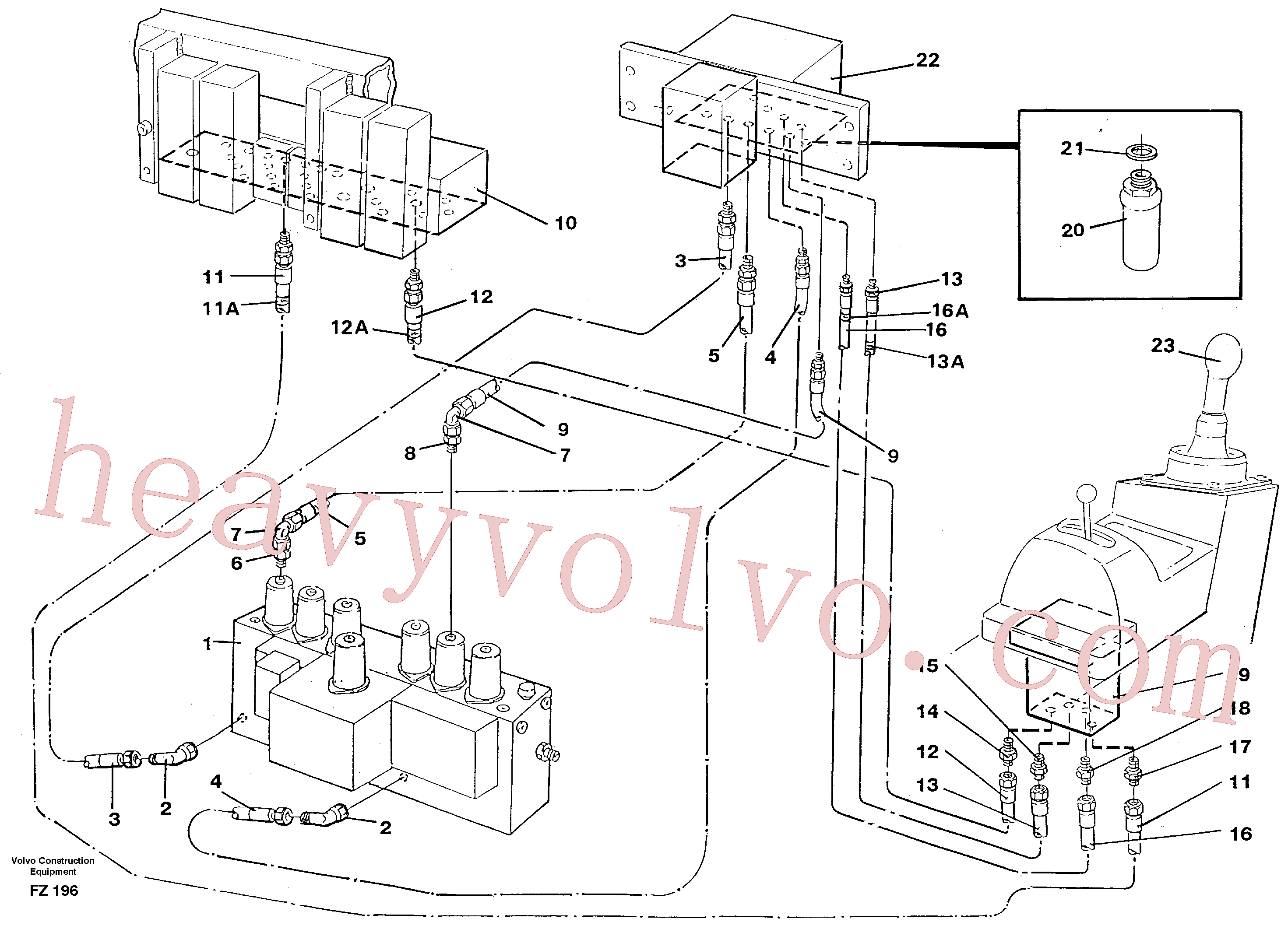 Volvo excavator part VOE14213131 Marking strip for sale