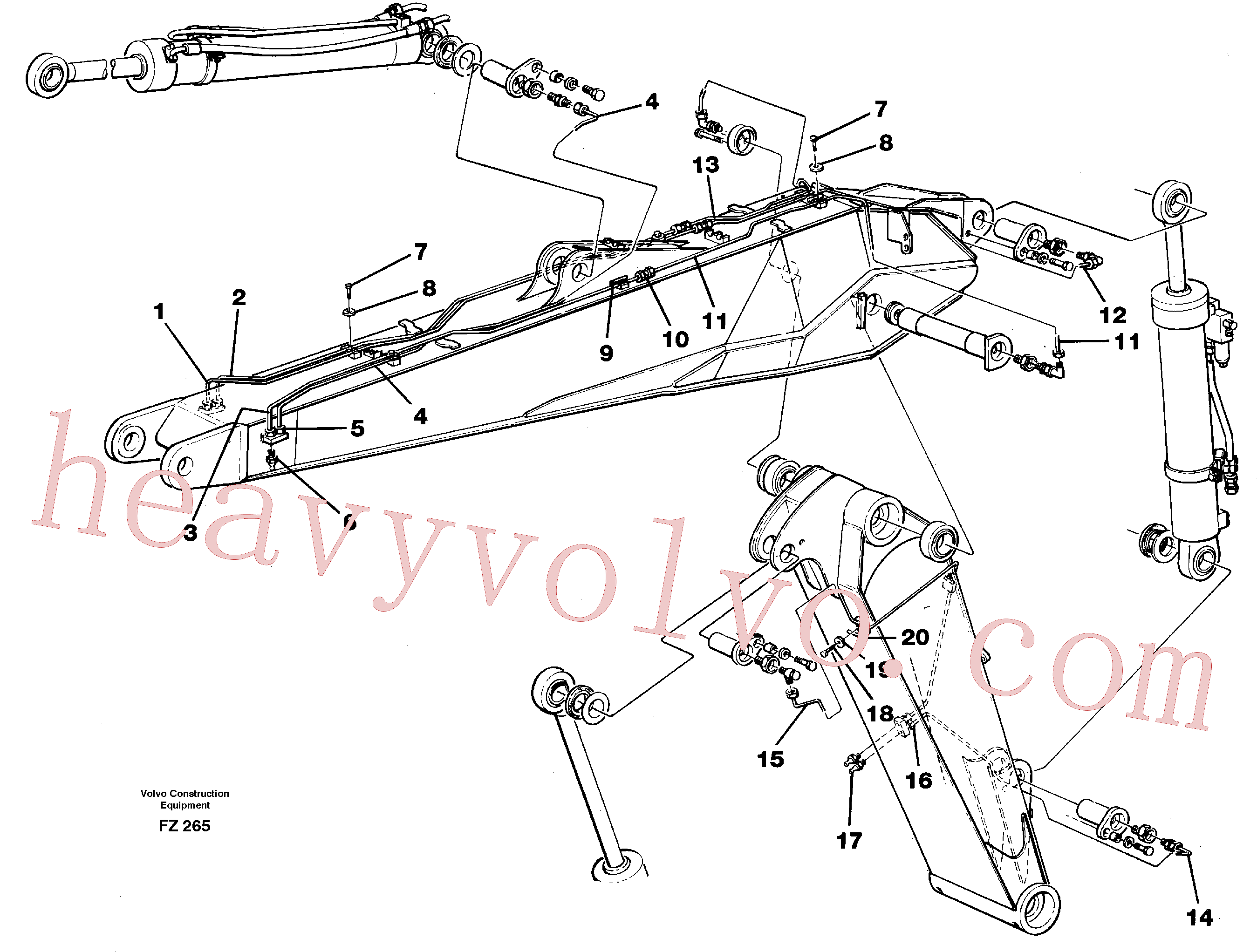 Wholesale VOE14253078 Tube Assembly for Volvo Excavator