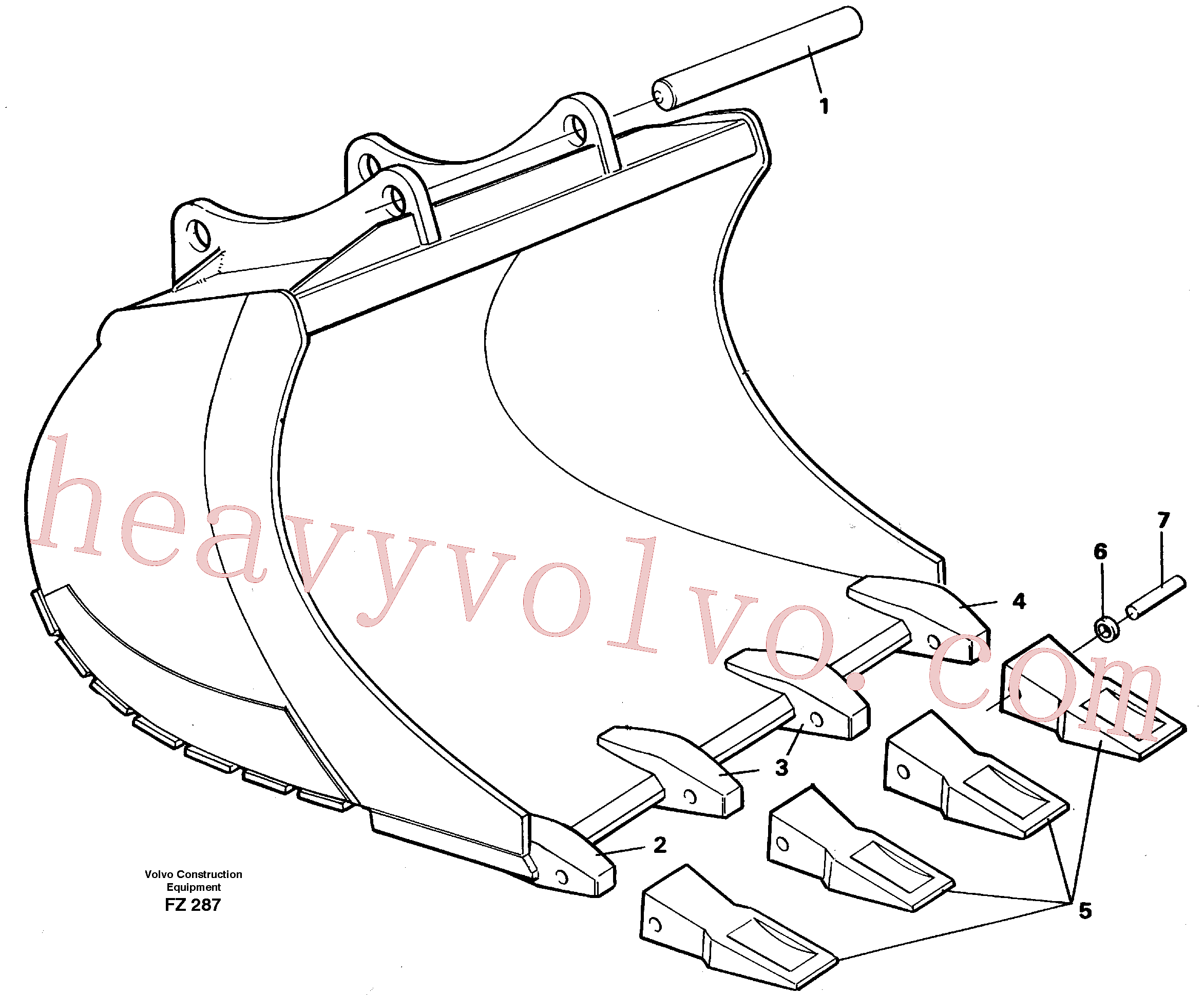 Volvo VOE14257786 Bucket aftermarket part for sale