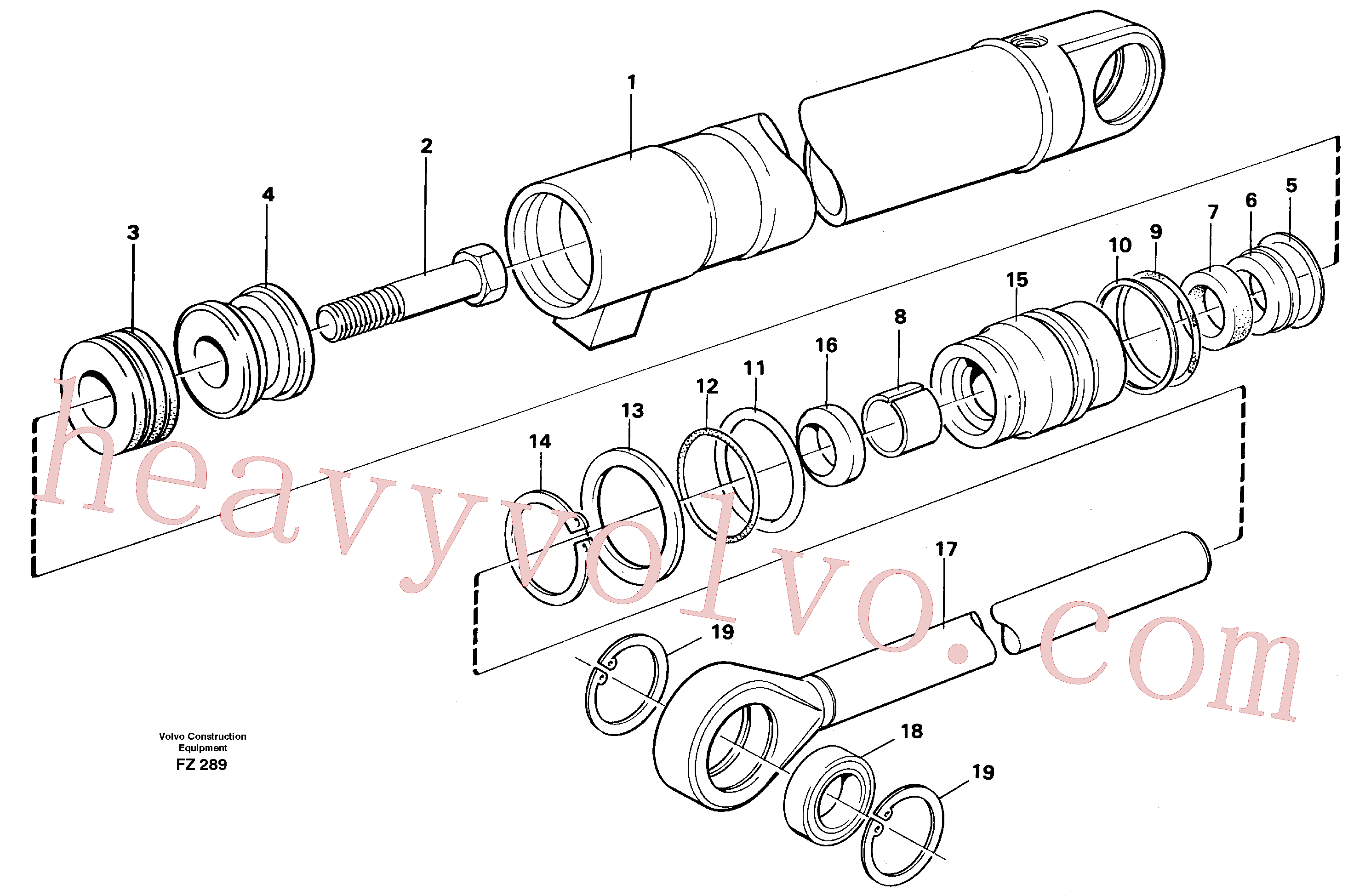 Volvo Assembly VOE14251914 Piston rod for sale