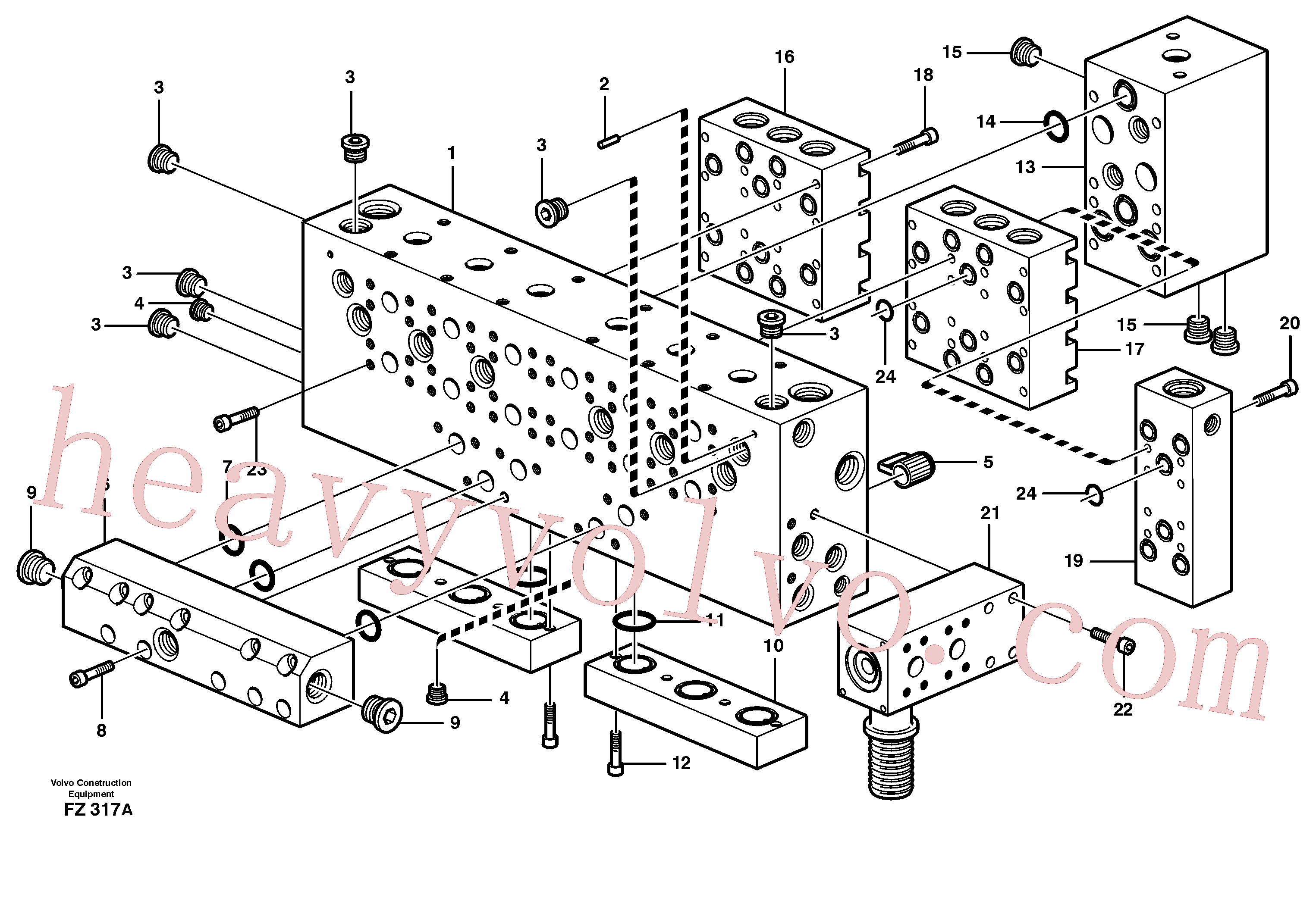 Volvo VOE14267224 Connection block aftermarket part for sale
