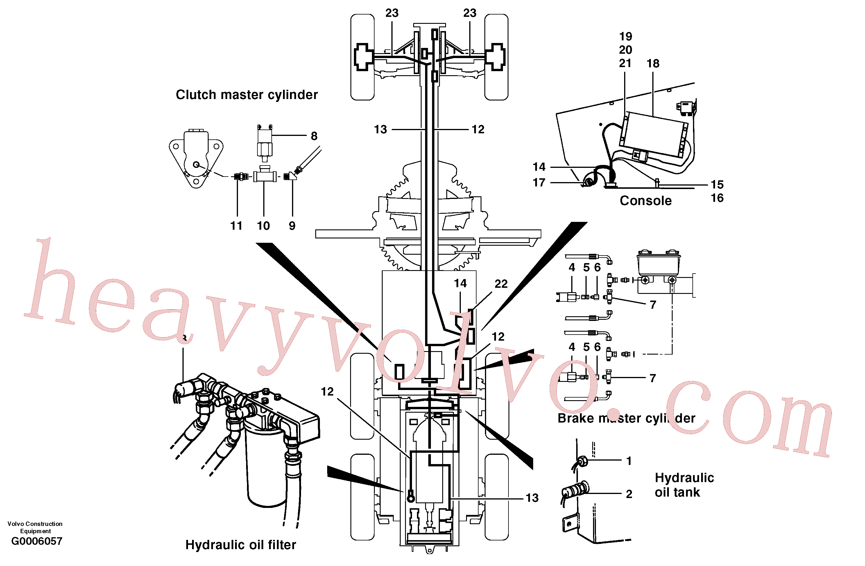 CH32320 Clamp for Volvo Excavator spare