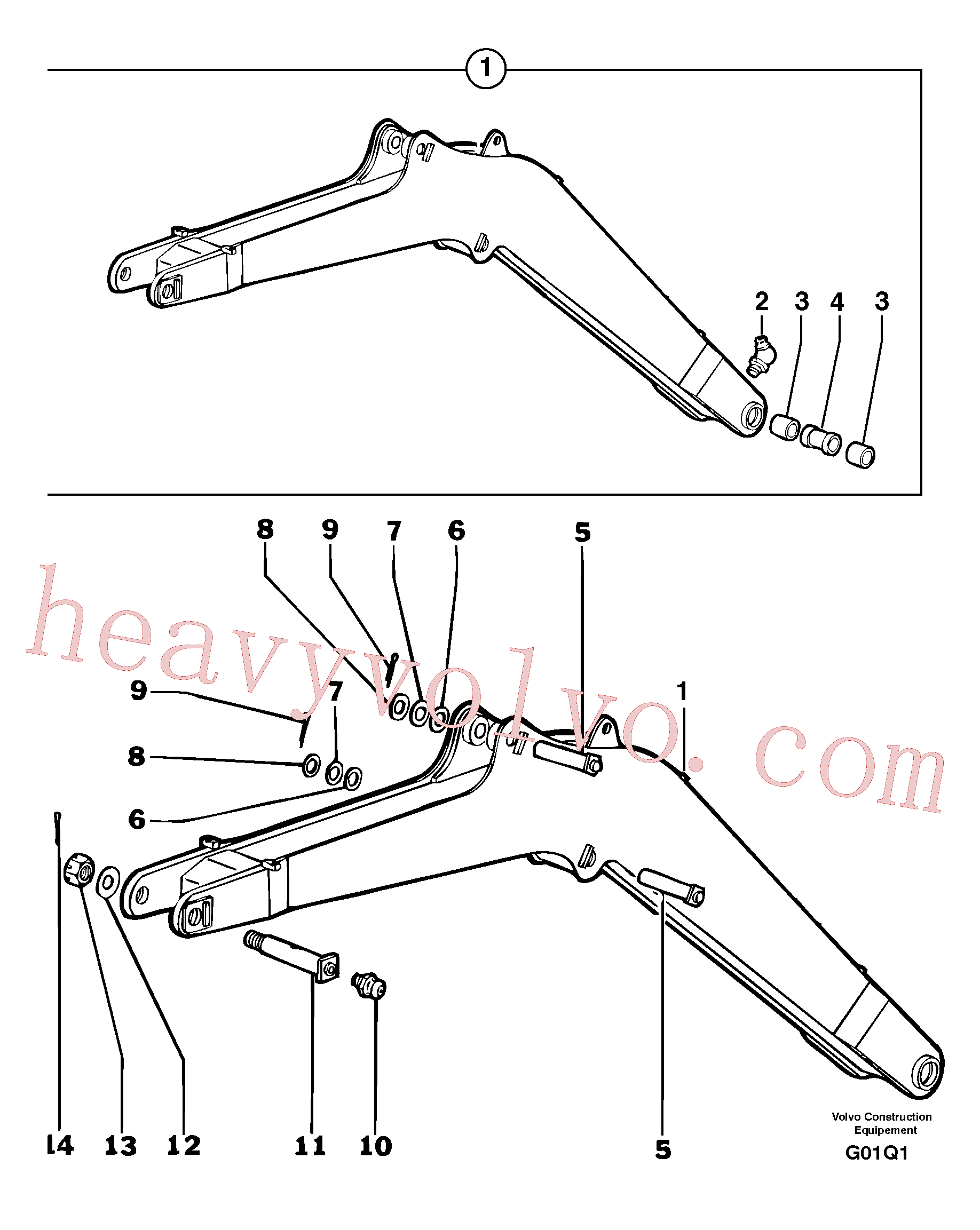 Volvo Assembly PJ4090003 Stub Axle for sale