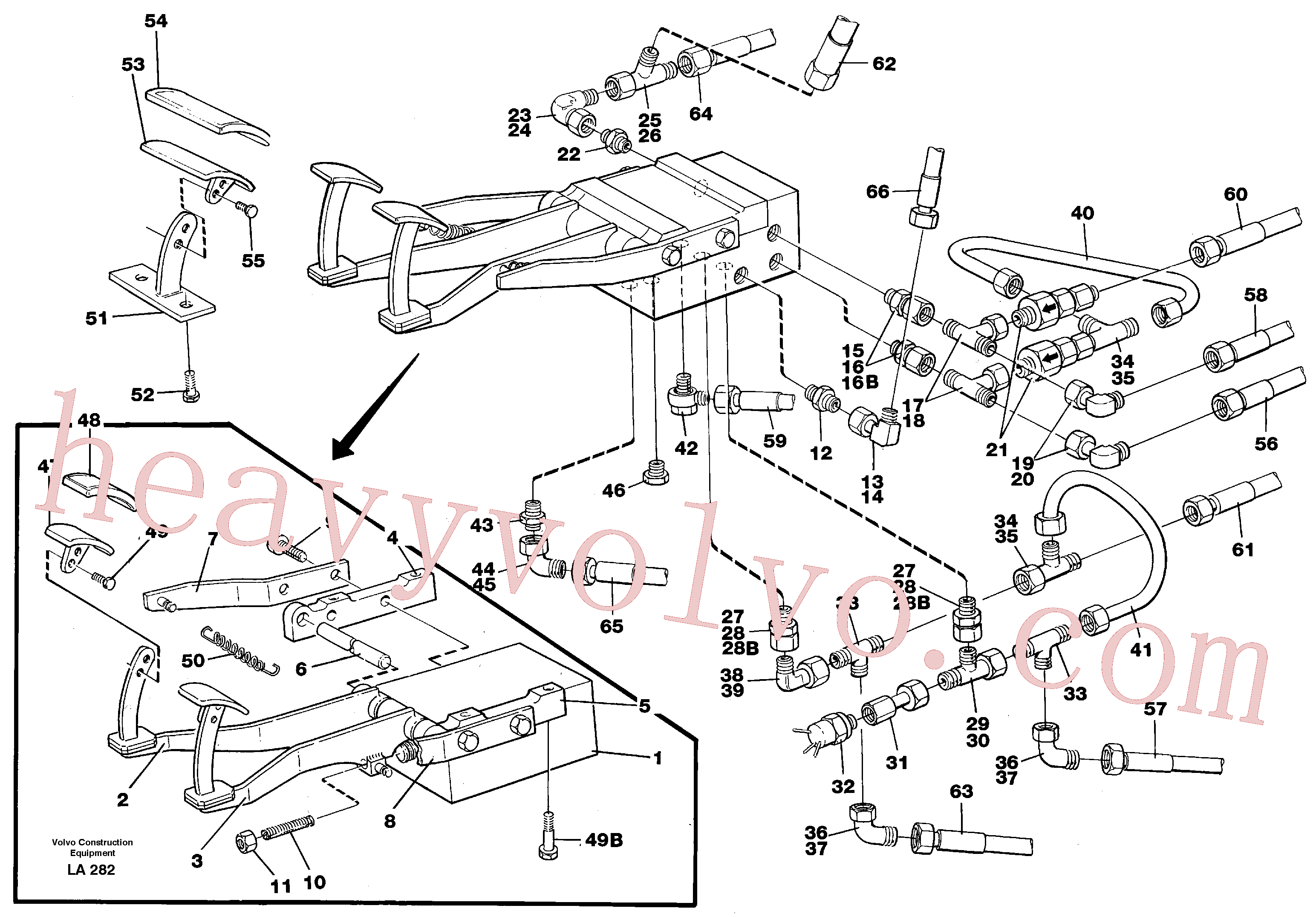 China Made VOE14023611 Fitting parts for Volvo Excavator