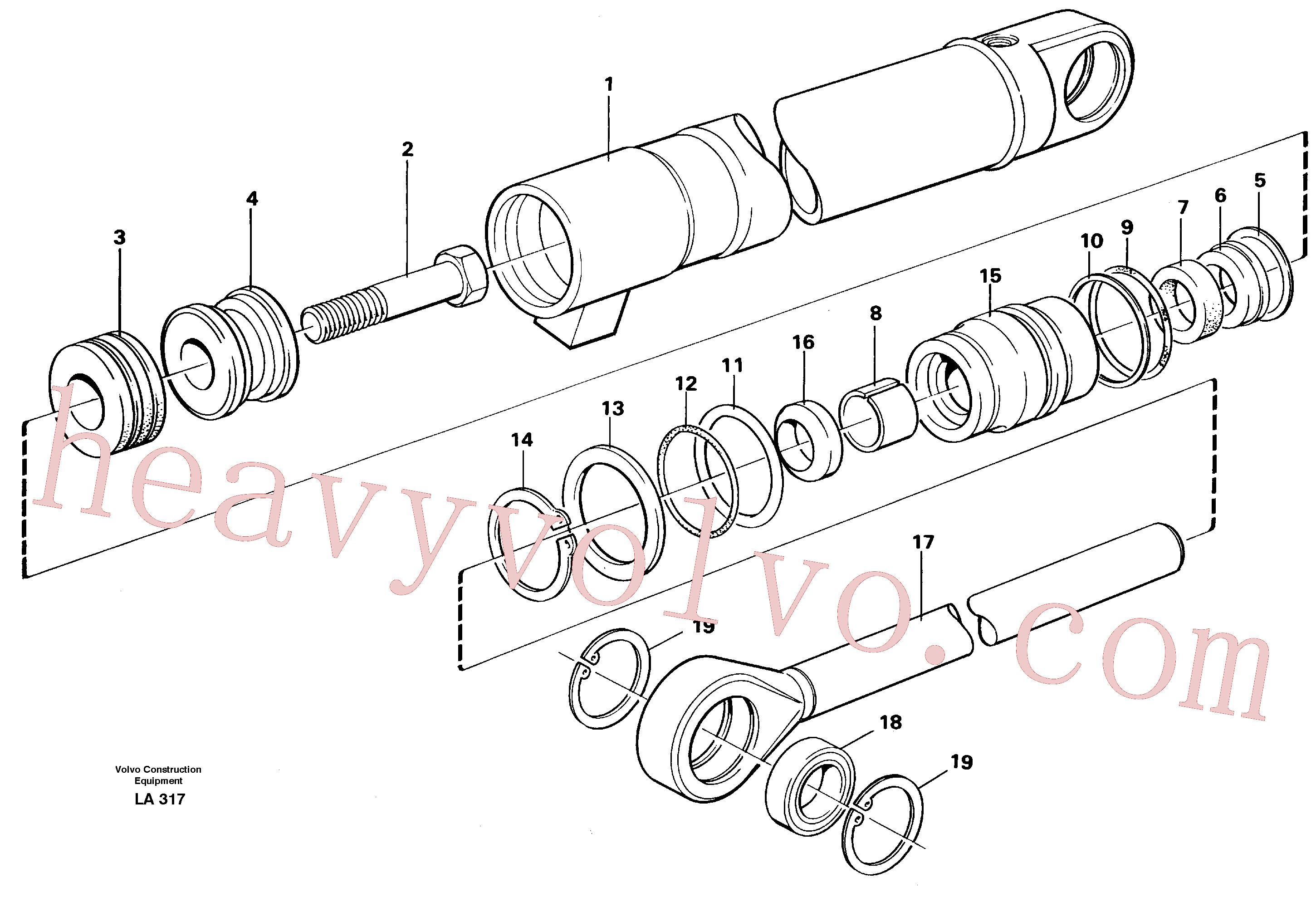 Volvo Assembly VOE14251914 Piston rod for sale