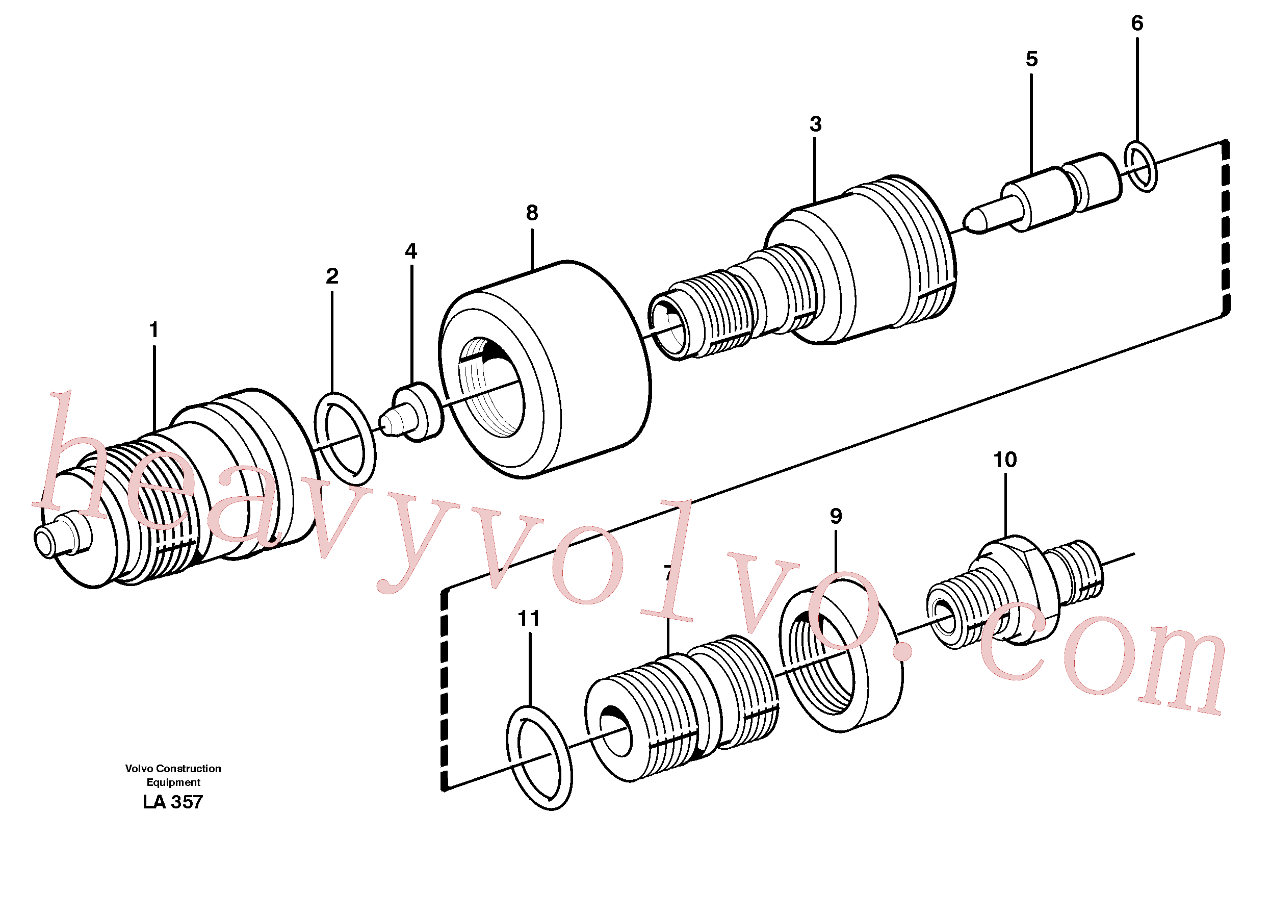 VOE14211968 O-ring for Volvo Excavator spare