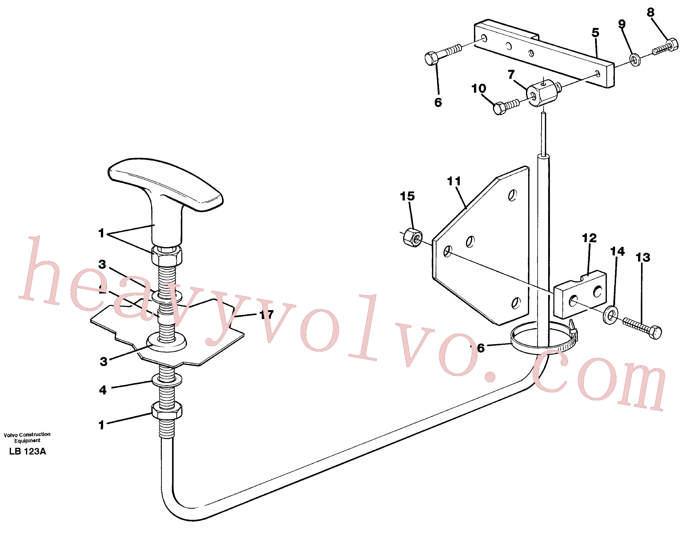 Volvo excavator part VOE13955224 Screw for sale