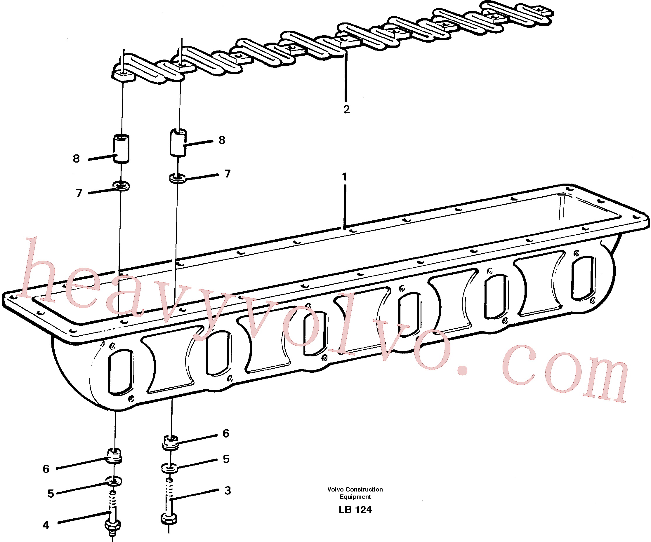 China Made VOE955303 Hexagon screw parts for Volvo Excavator
