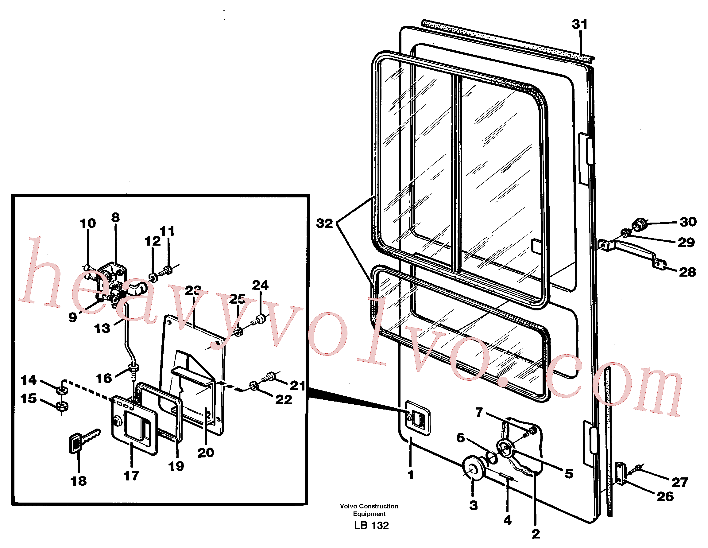 VOE14213043 Washer for Volvo Excavator spare
