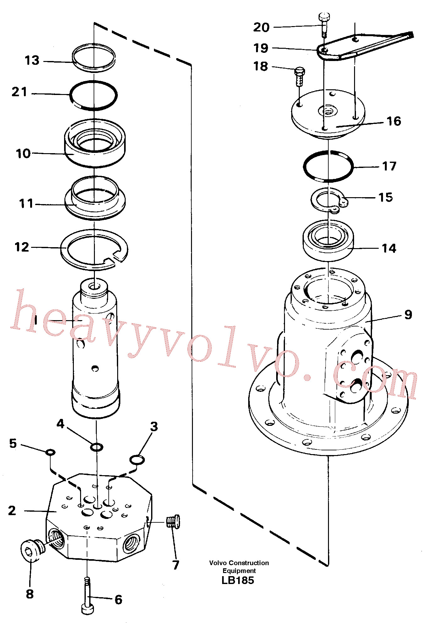 VOE14230084 Housing for Volvo Excavator Parts