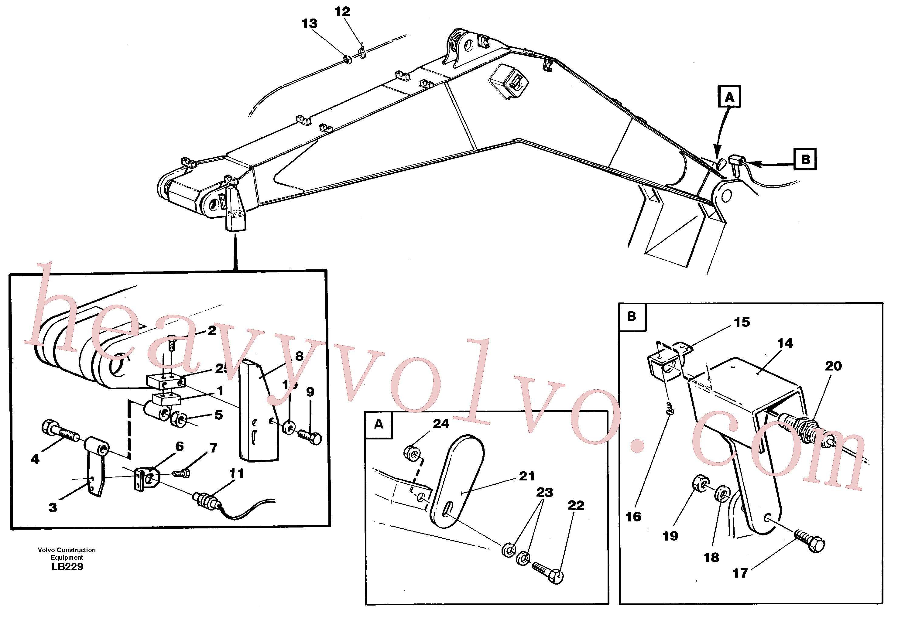 Volvo VOE14243096 Arm aftermarket part for sale