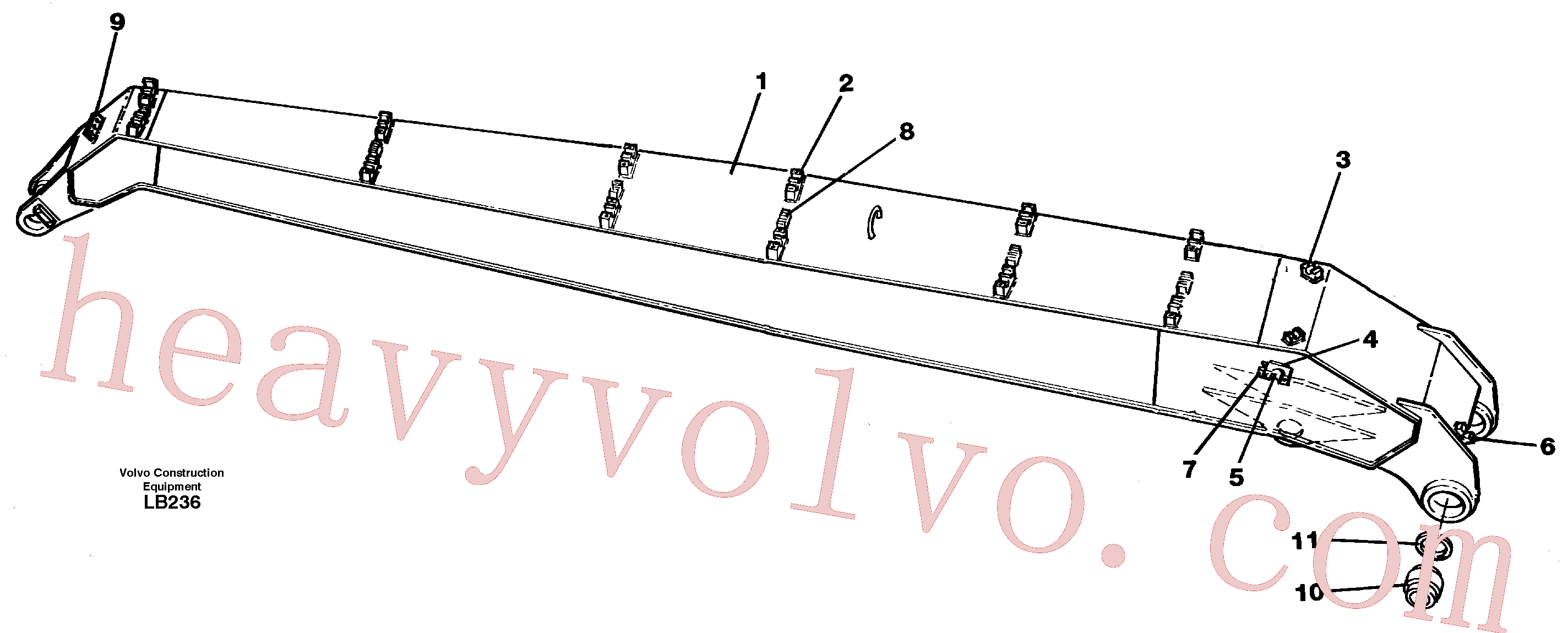 Wholesale VOE14262994 Handling Arm for Volvo Excavator
