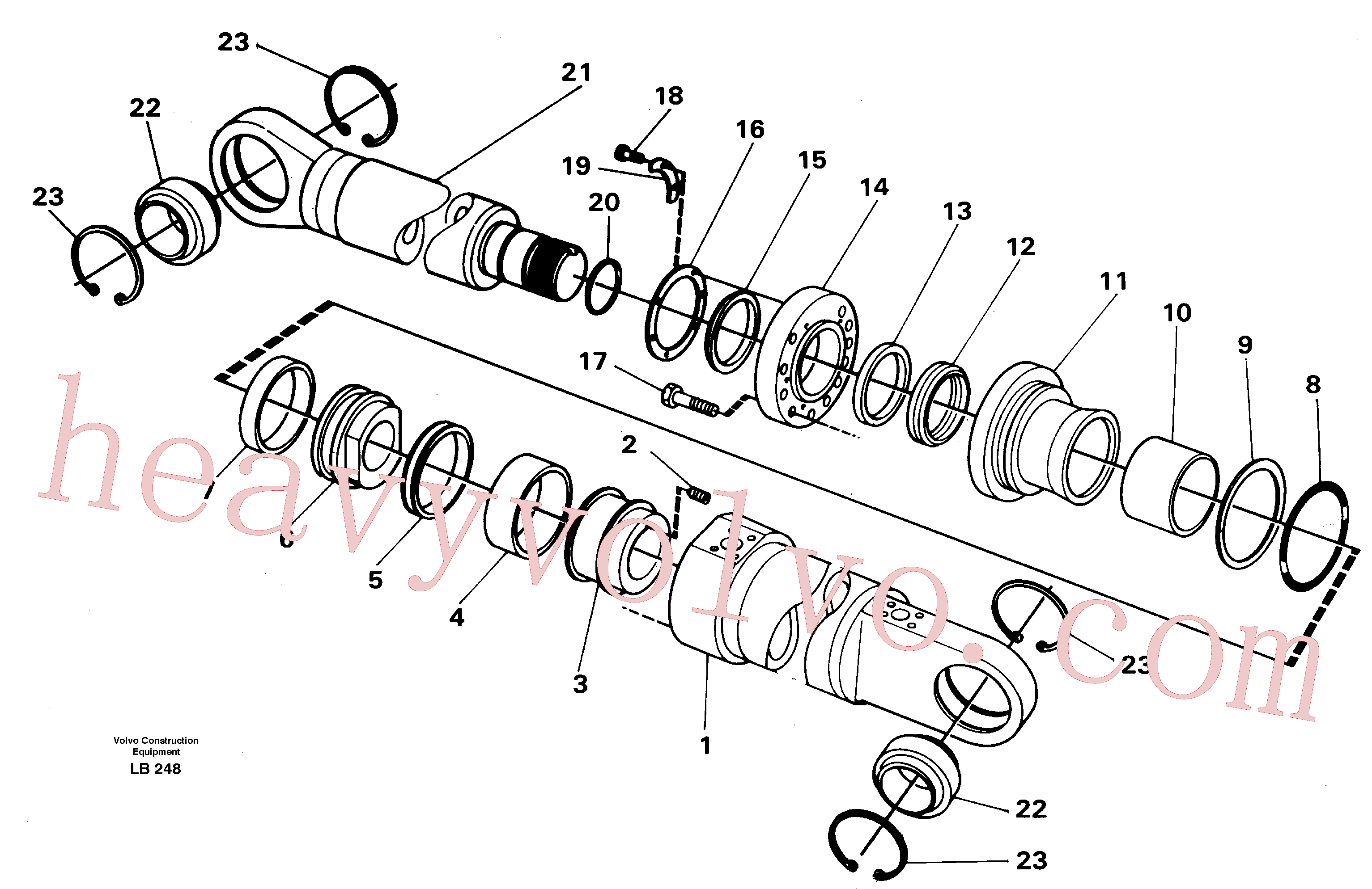 Volvo excavator part VOE11997226 Sealing kit for sale