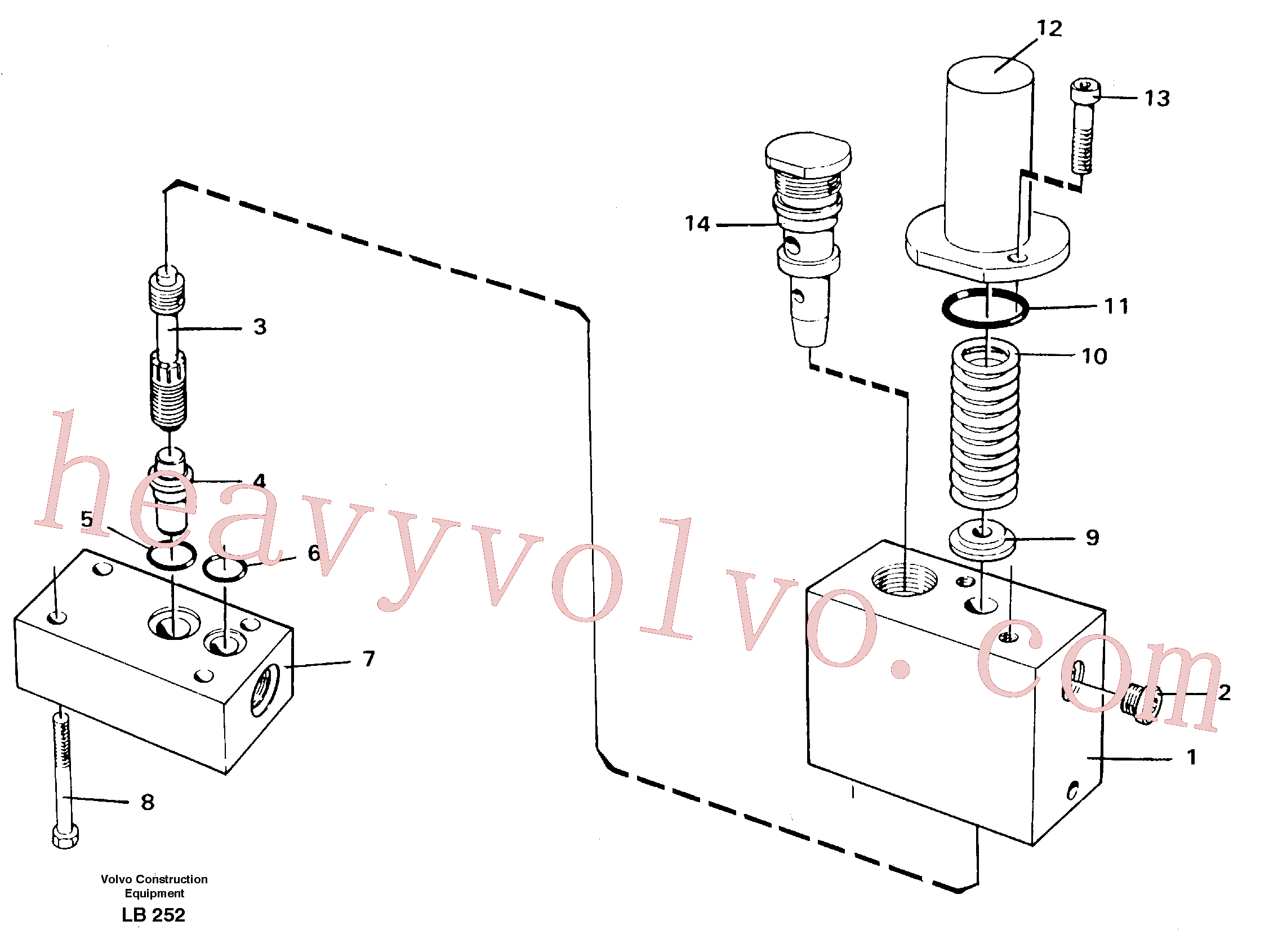 Wholesale VOE14344582 Pressure limiting valve for Volvo Excavator