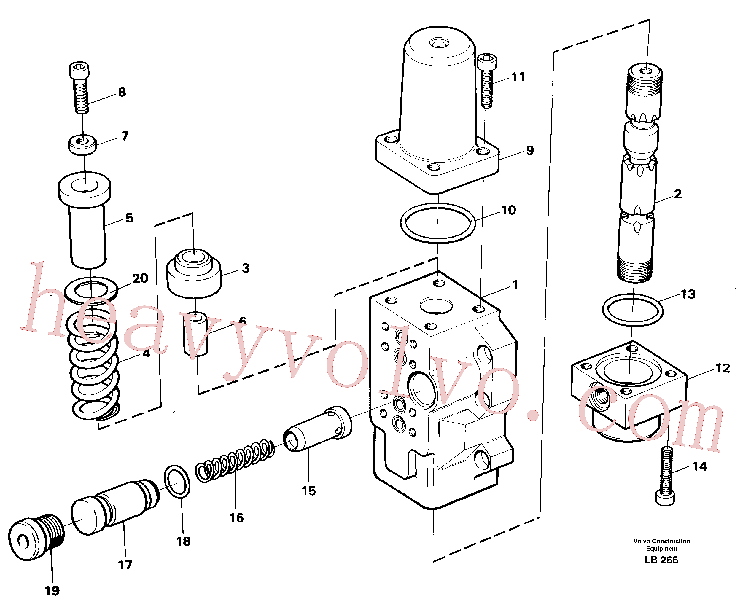 VOE14264484 Slide for Volvo Excavator spare